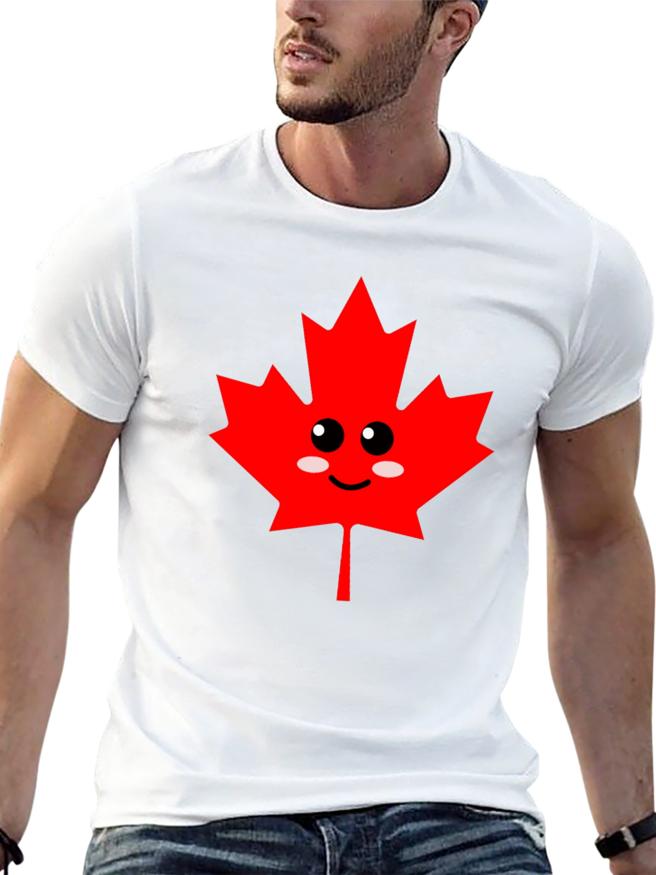Cute Canadian Maple Leaf Graphic Tee