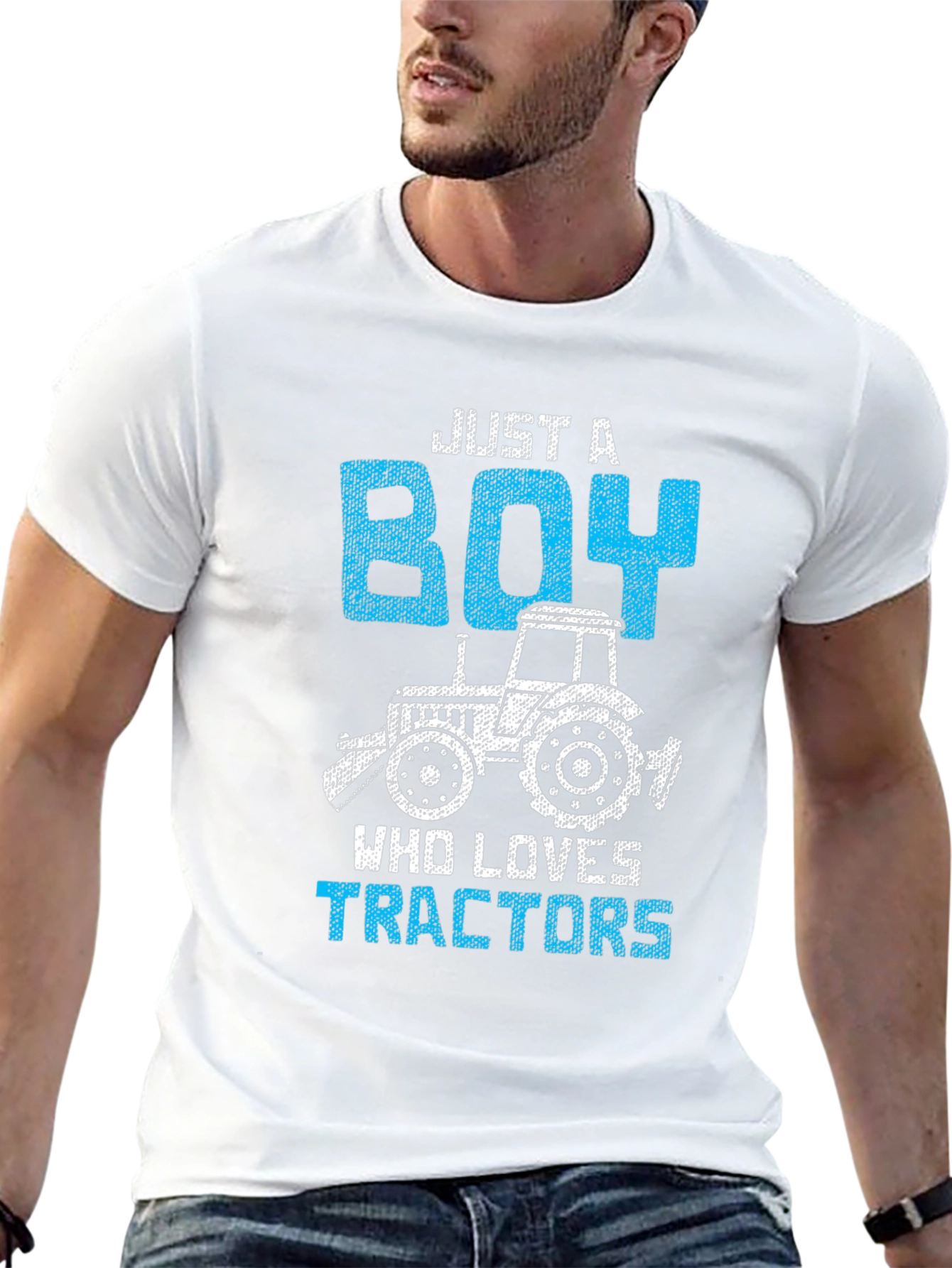 Just A Boy Who Loves Tractors T-Shirt