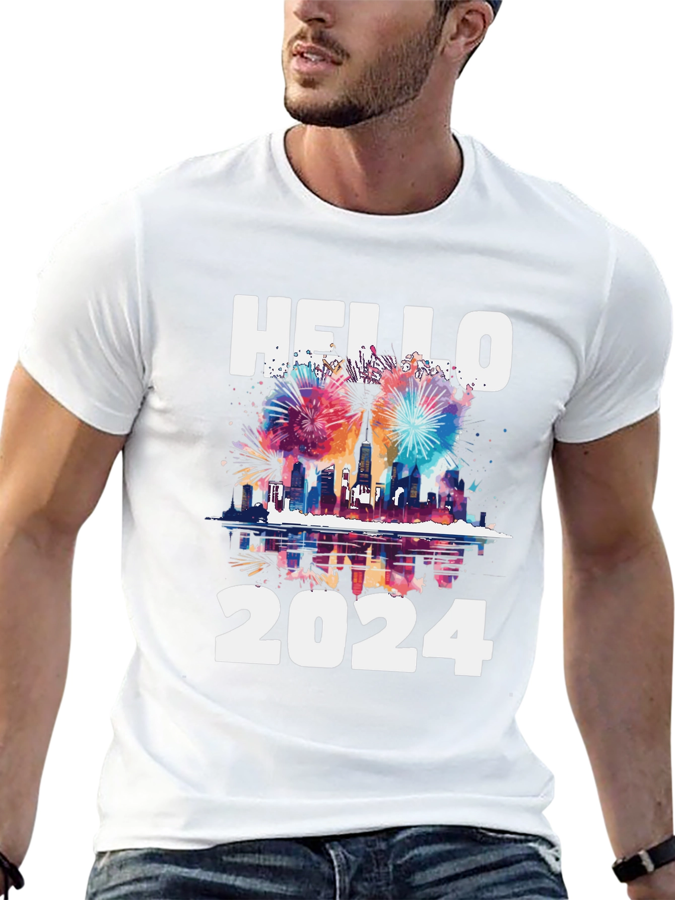 Hello 2024 T-Shirt | New Years Eve Tee