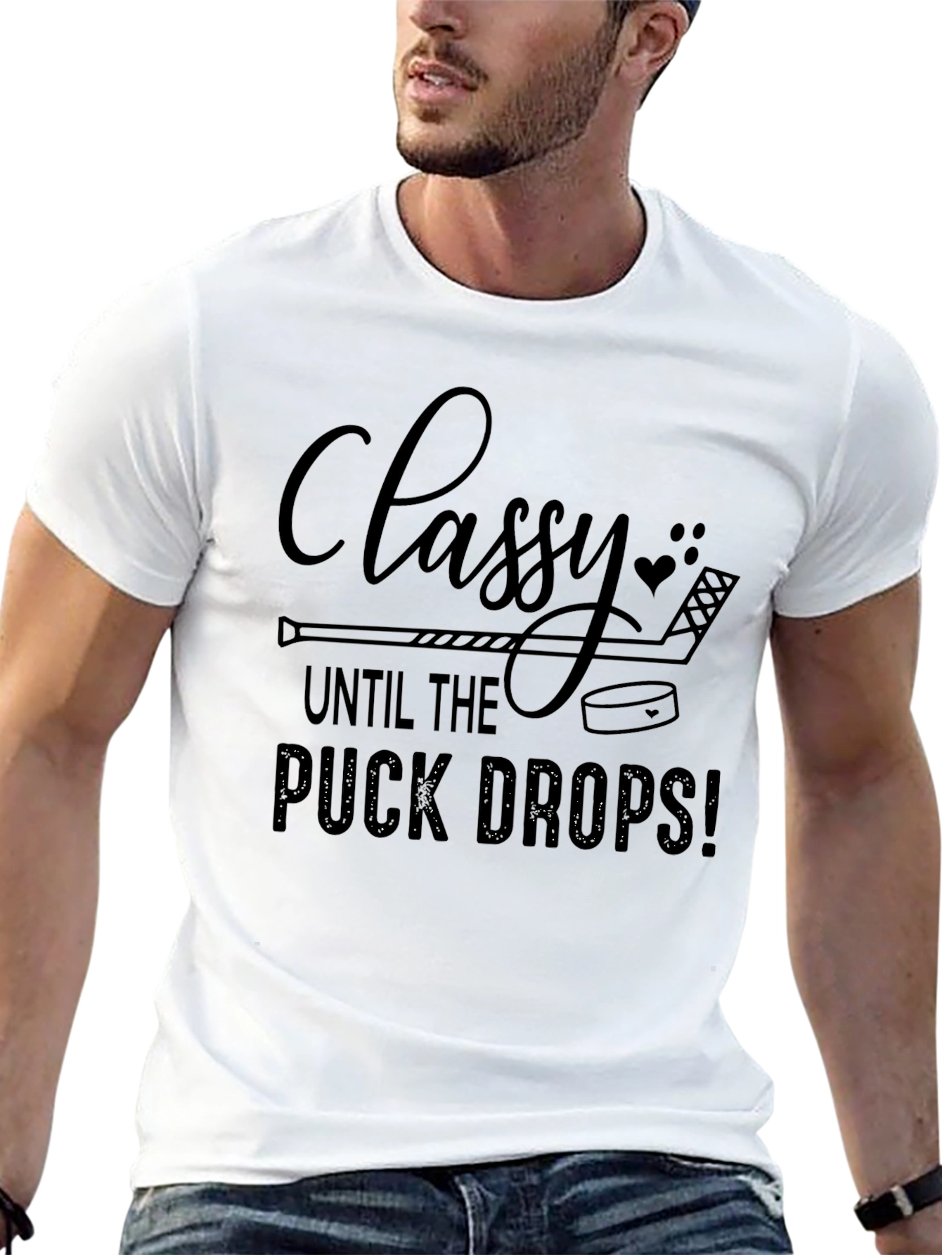 Classy Until The Puck Drops T-Shirt