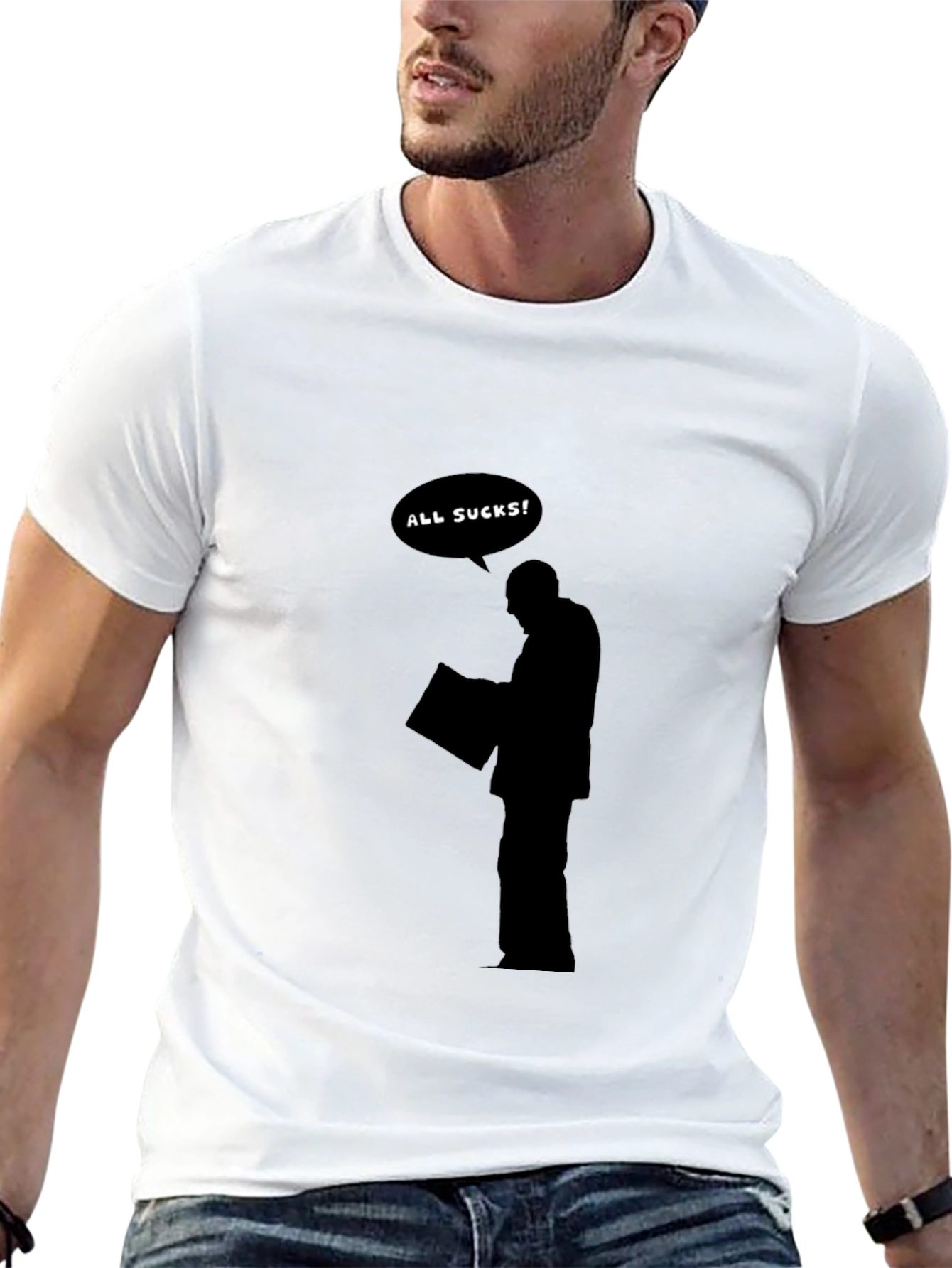 All Sucks! Graphic Print T-Shirt