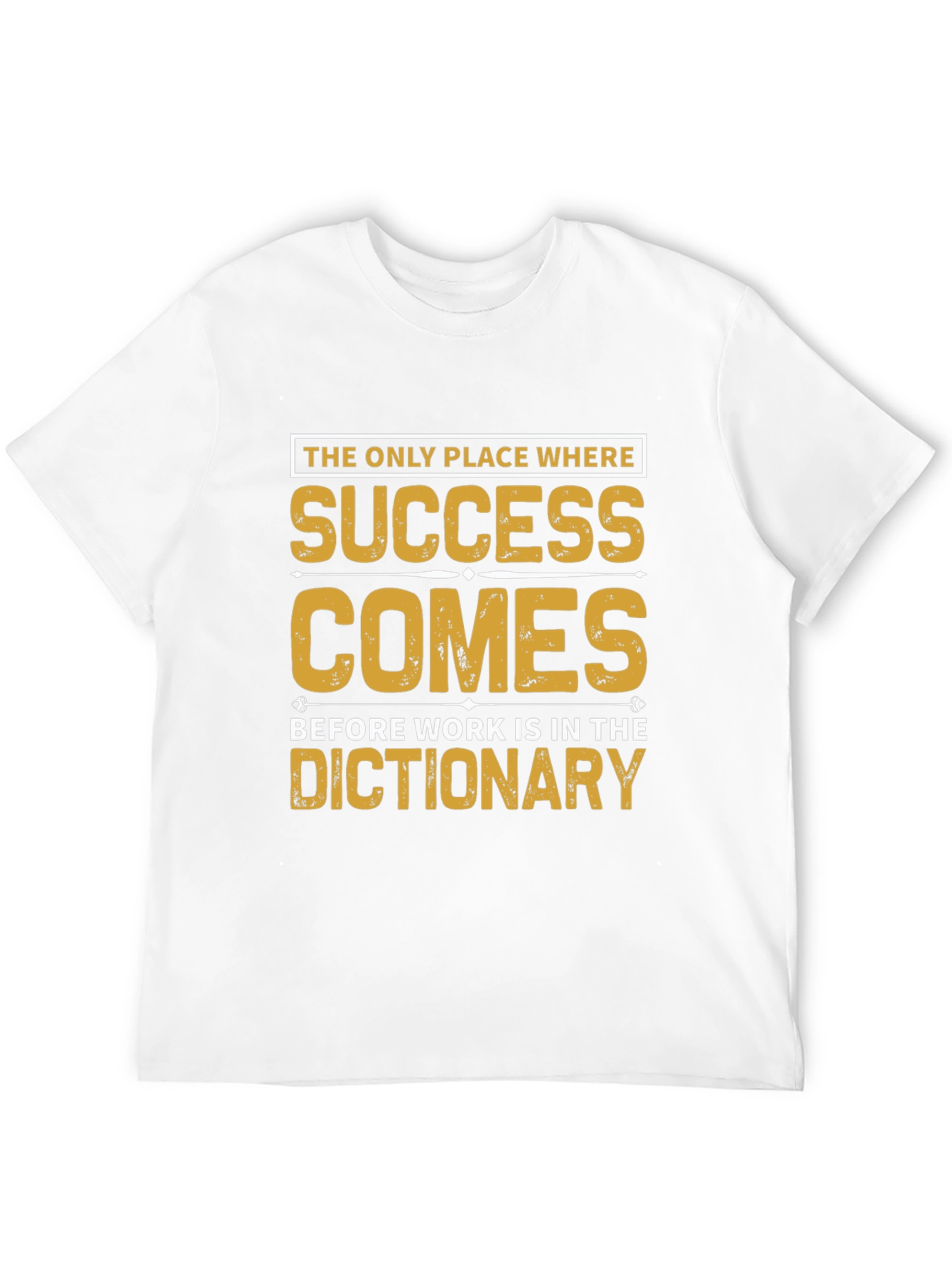 Success Before Work Black Graphic Tee