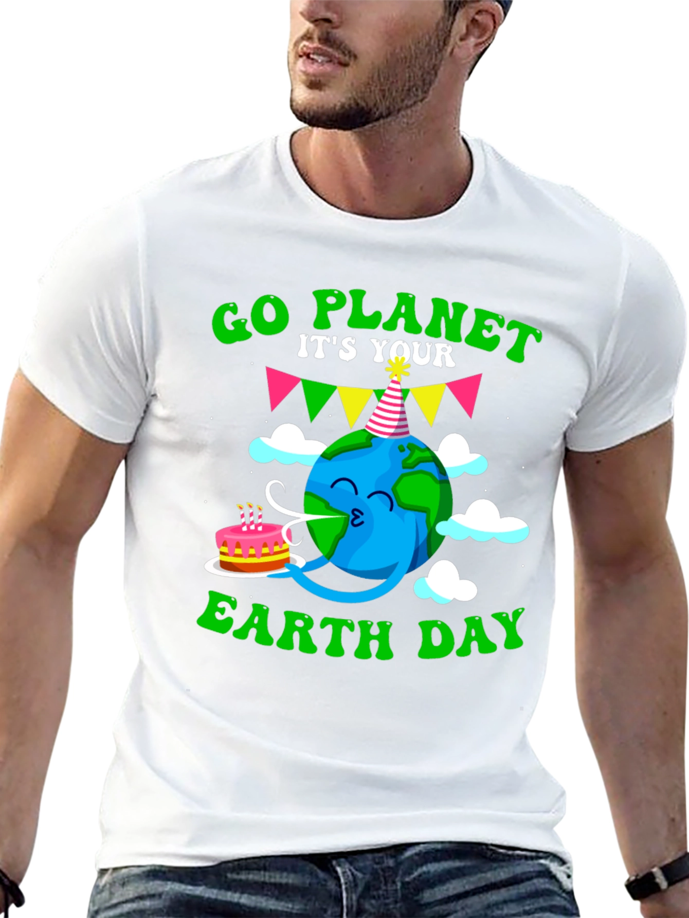 Go Planet Earth Day Graphic Tee