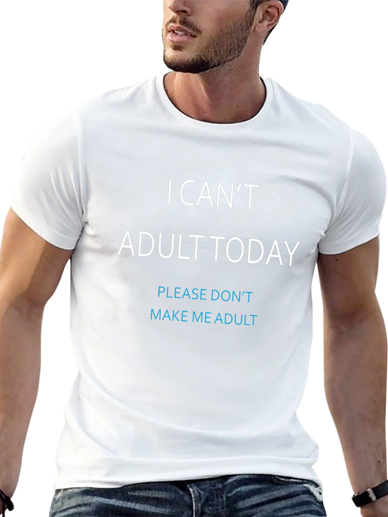 I Cant Adult Today T-Shirt - Black