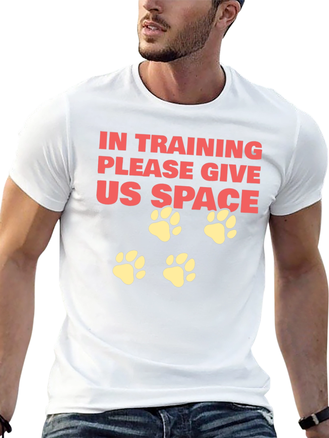 In Training Dog Paw Print T-Shirt