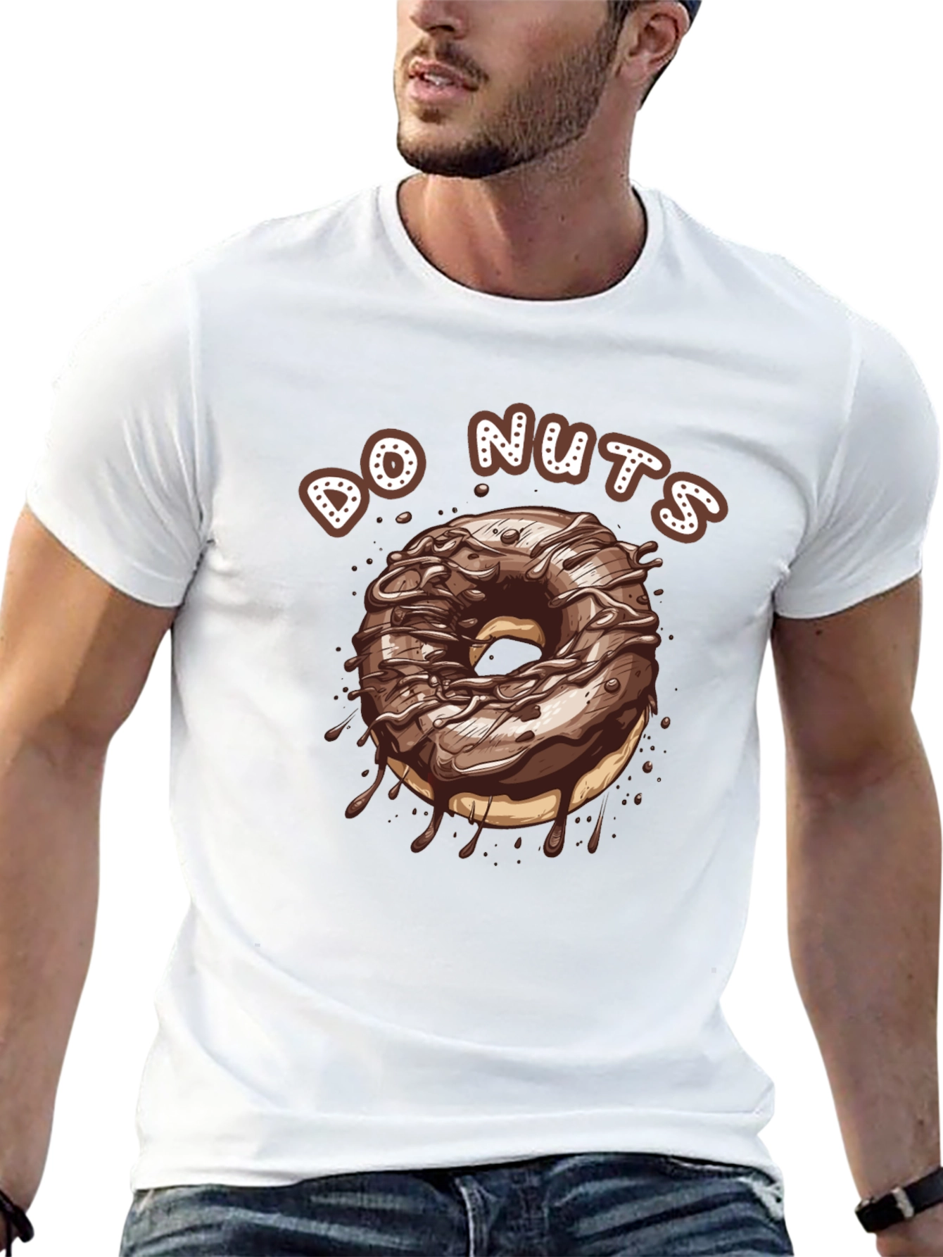 Do Nuts T-Shirt: Chocolate Donut Tee