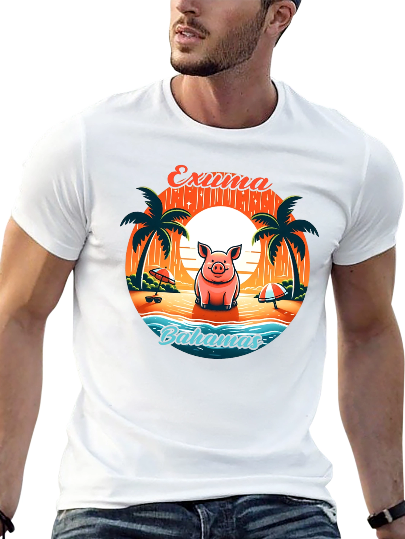 Exuma Bahamas Pig T-Shirt