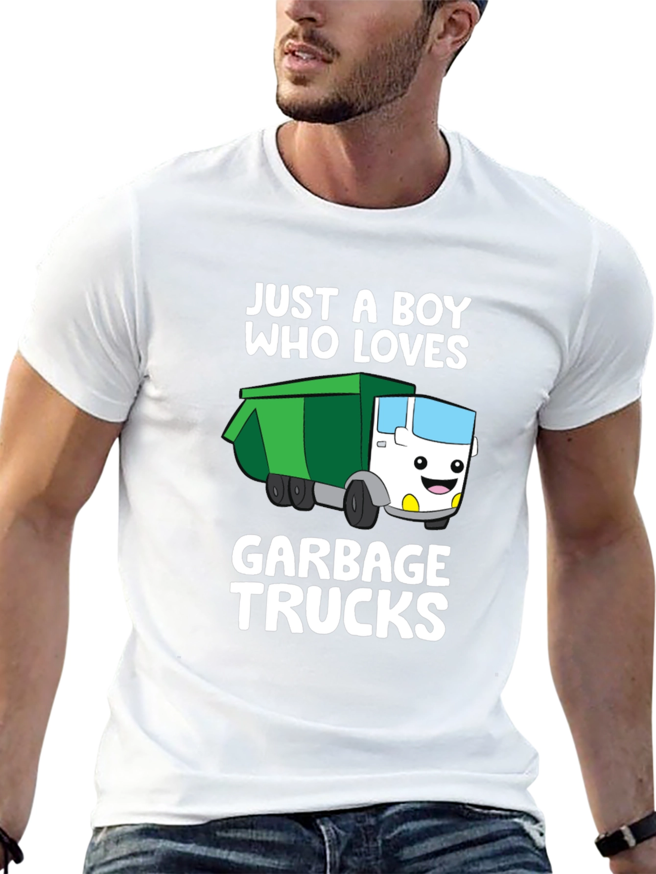 Just A Boy Who Loves Garbage Trucks T-Shirt
