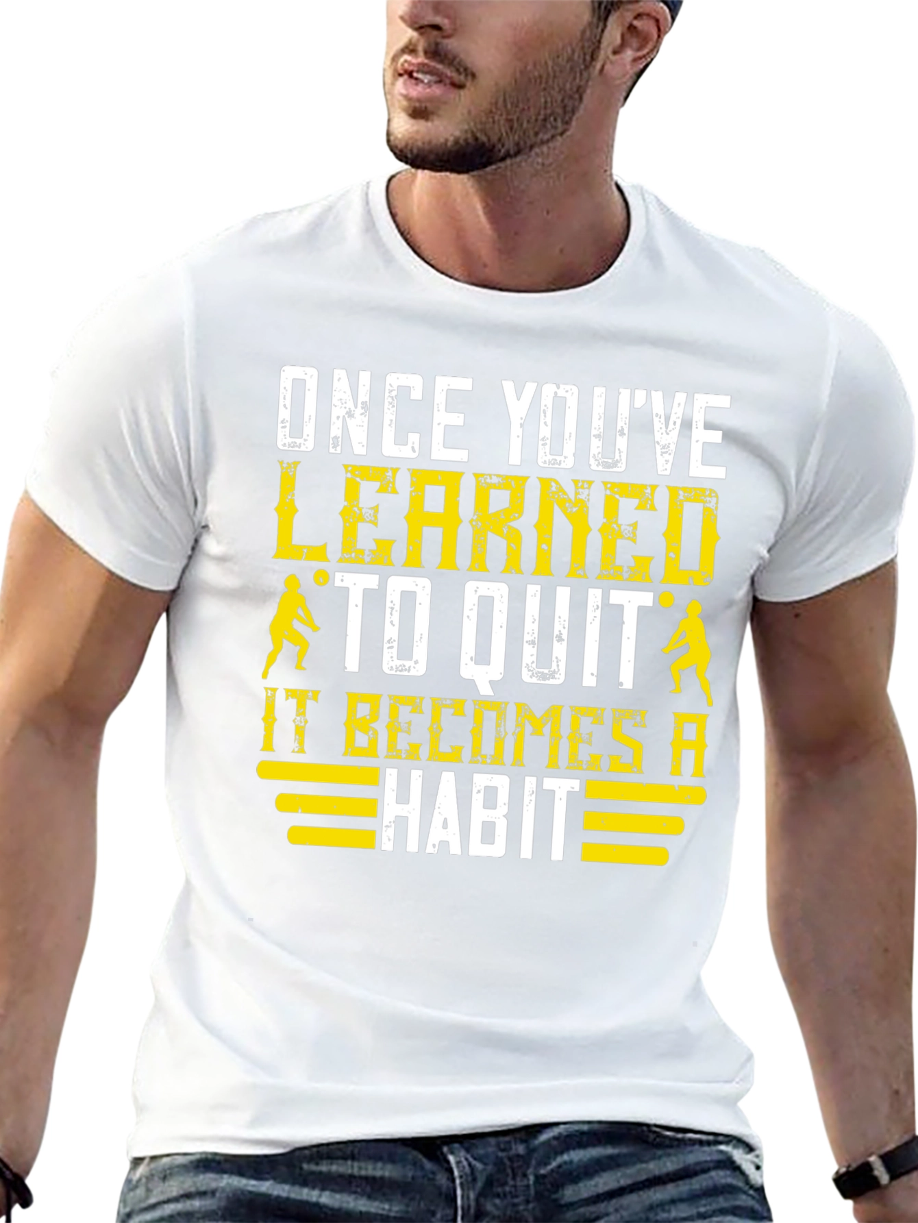 Learned to Quit T-Shirt: Volleyball Player Motivation