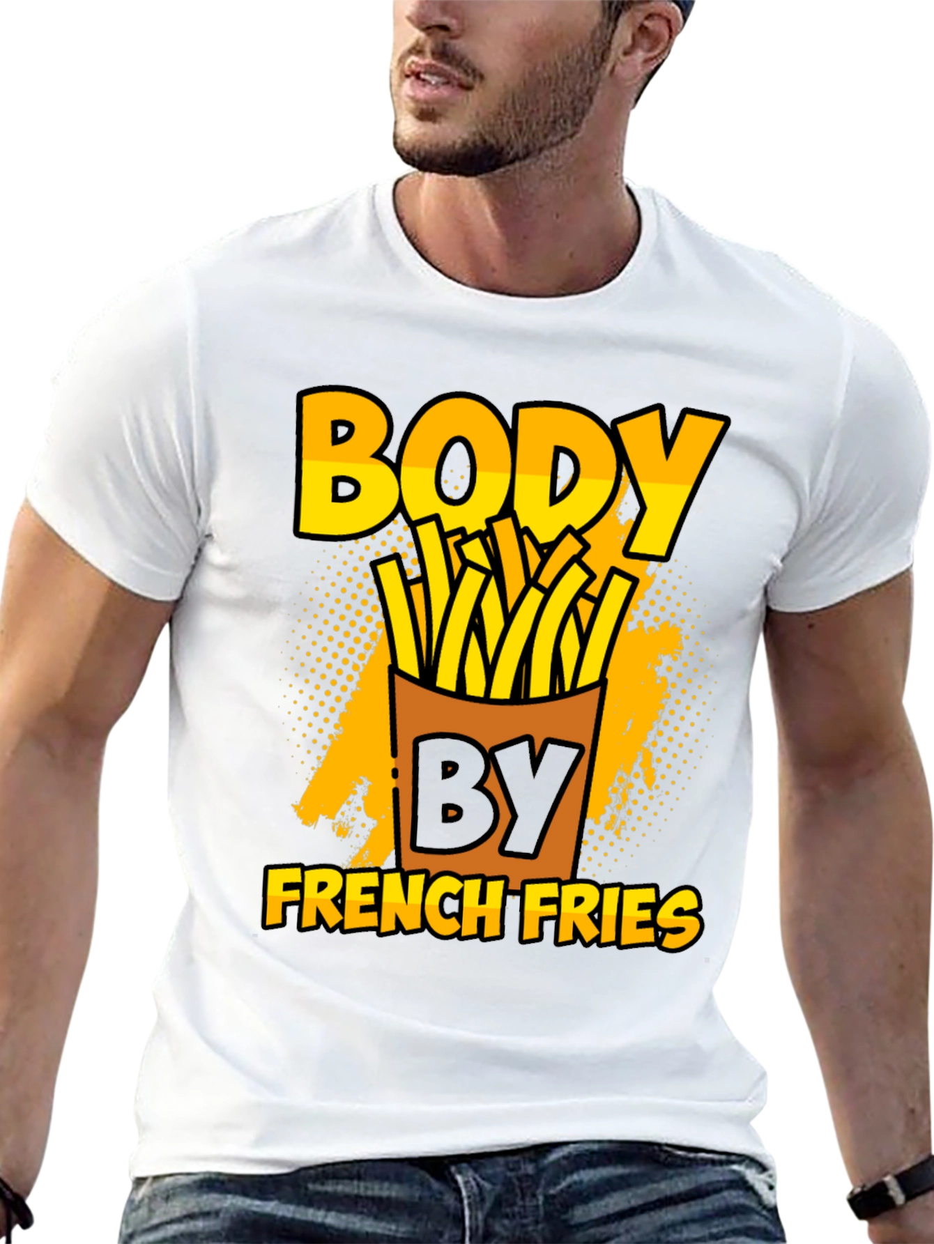 Body By French Fries Black T-Shirt