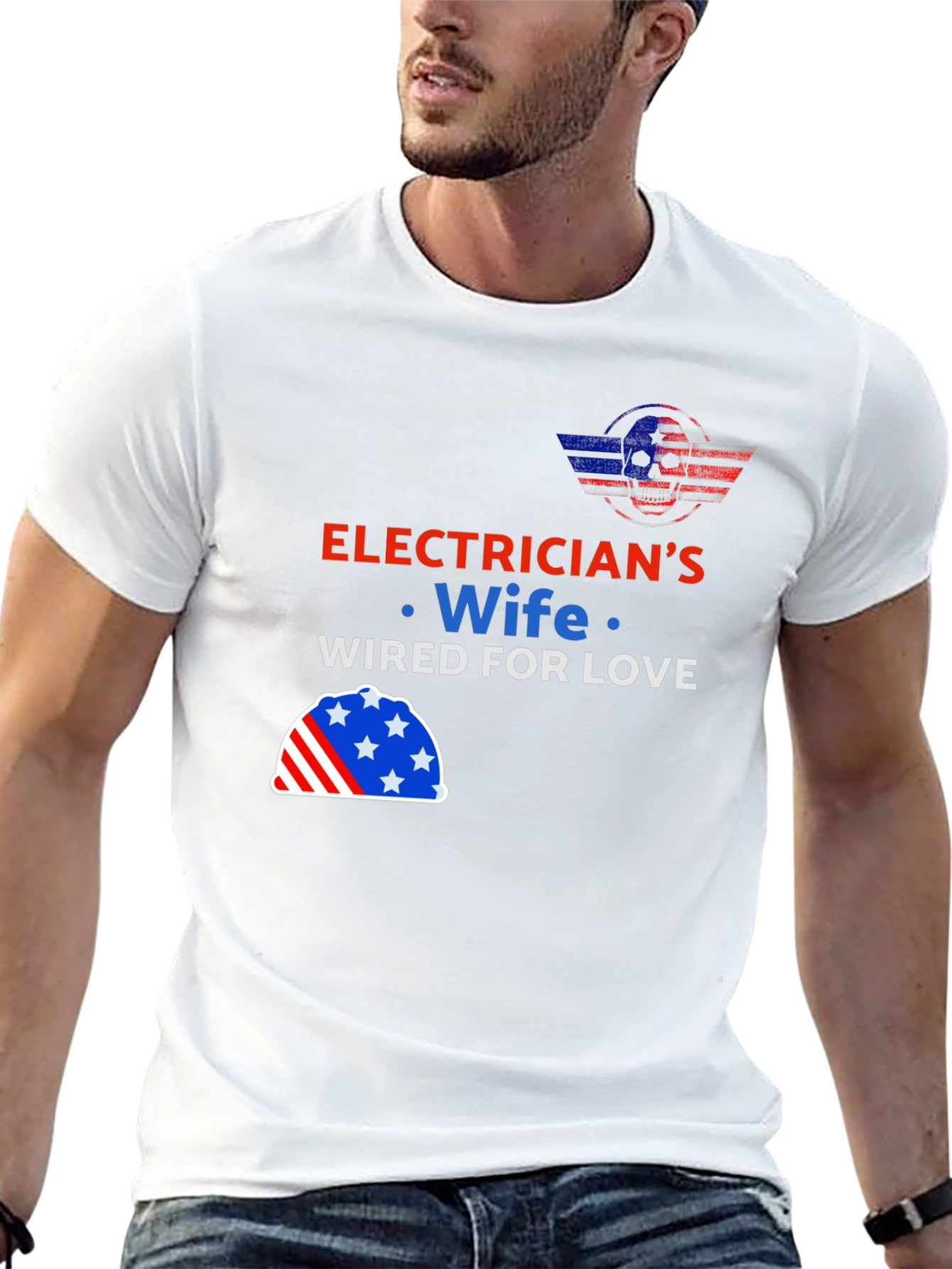 Electricians Wife - Wired For Love T-Shirt