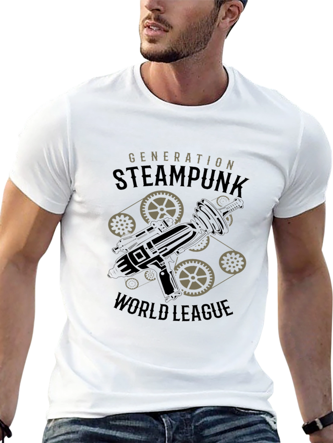 Steampunk Generation World League Black T-Shirt