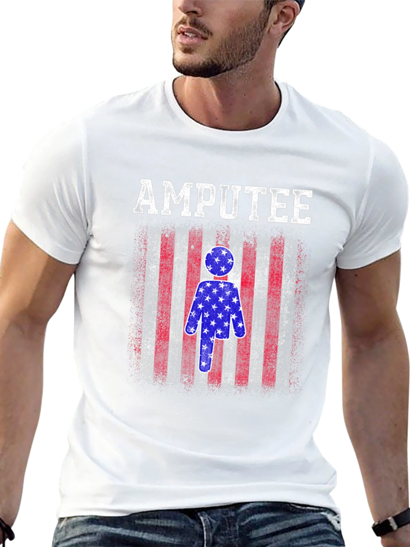 Amputee Patriotic T-Shirt