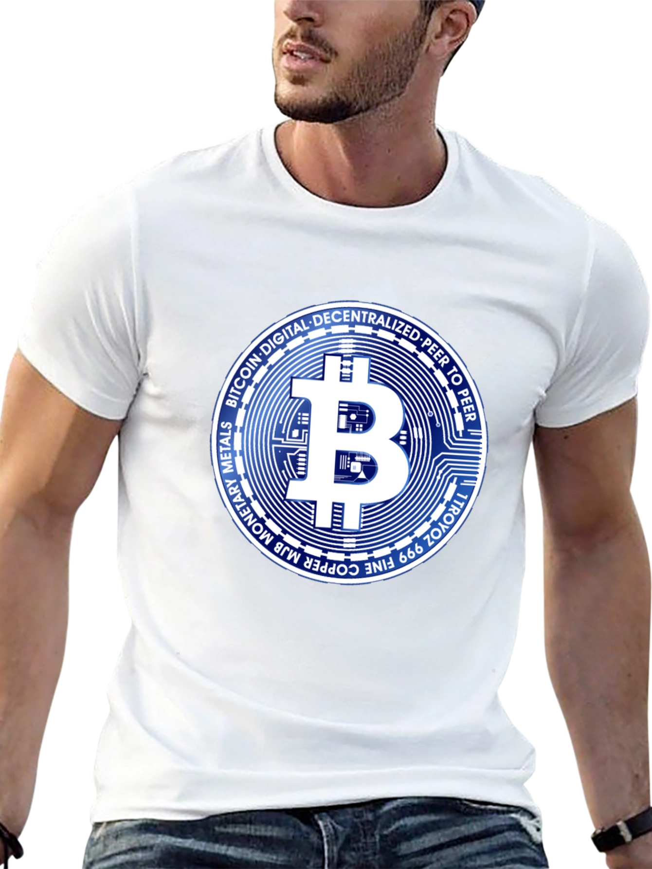 Bitcoin Crypto Black T-Shirt