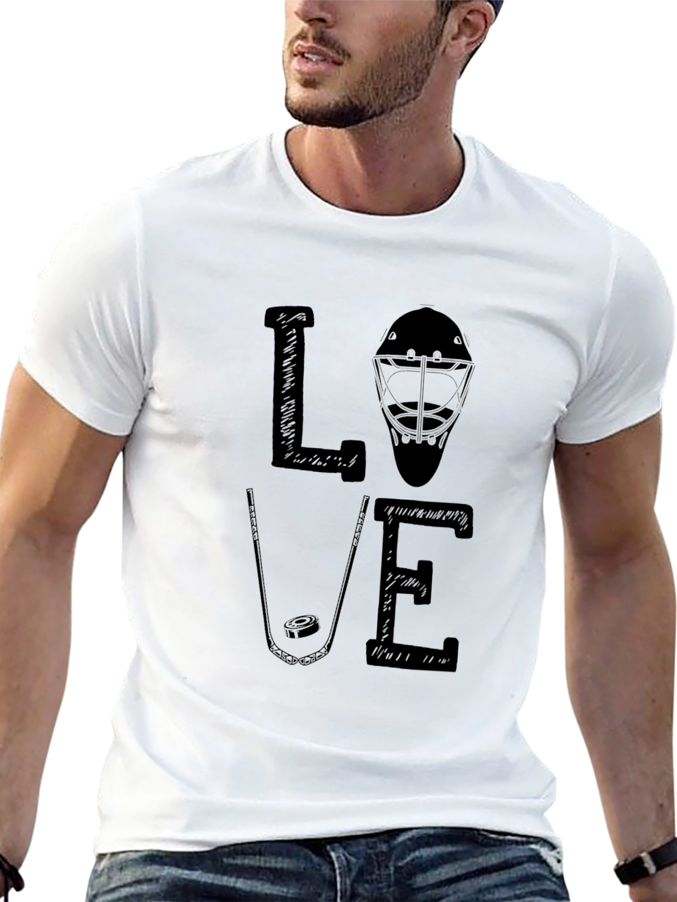 Hockey Love Graphic T-Shirt