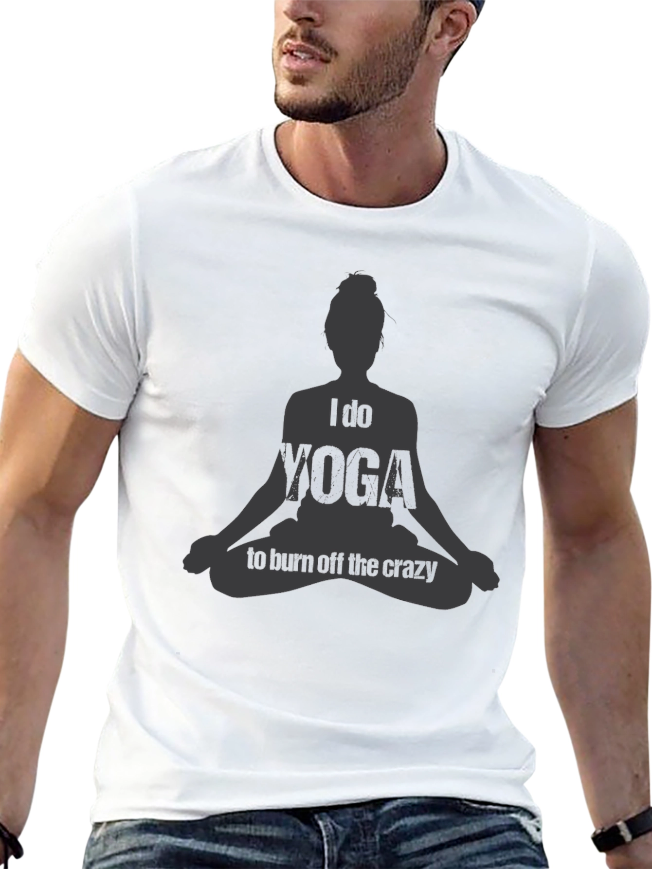 Yoga Lovers Tee: Burn Off The Crazy in Style