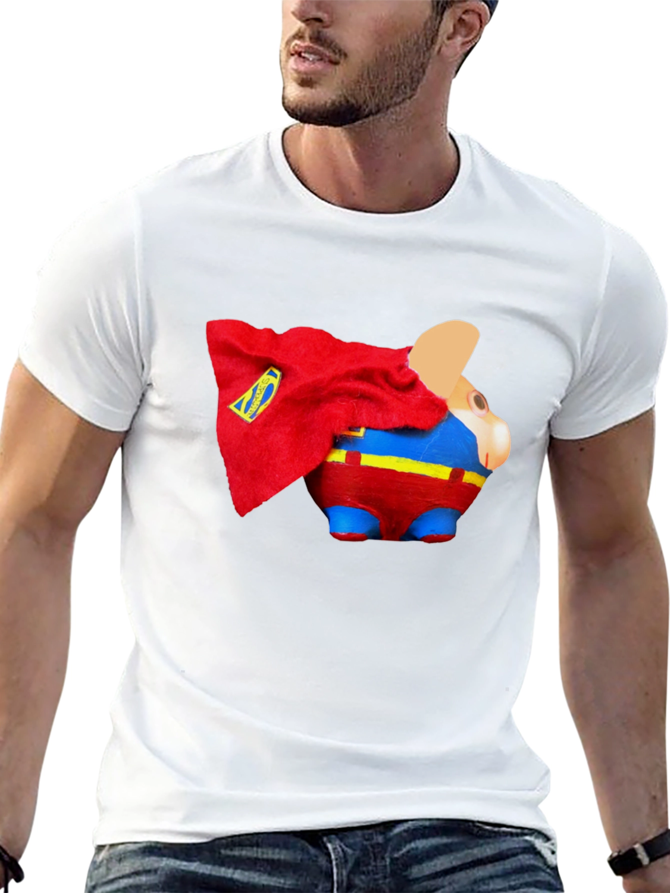 Superman Piggy Bank T-Shirt