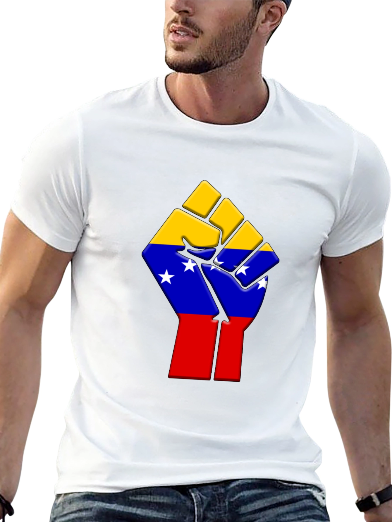 Venezuela Fist T-Shirt - Black