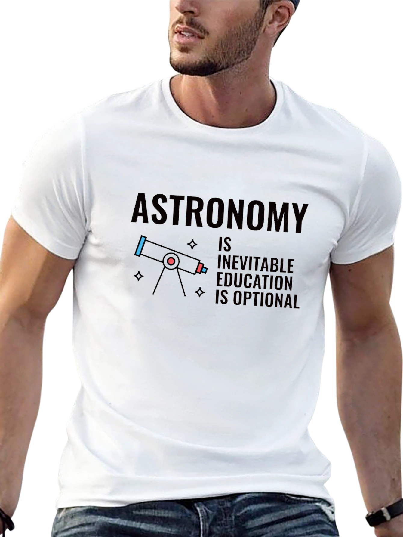 Astronomy is Inevitable Graphic T-Shirt