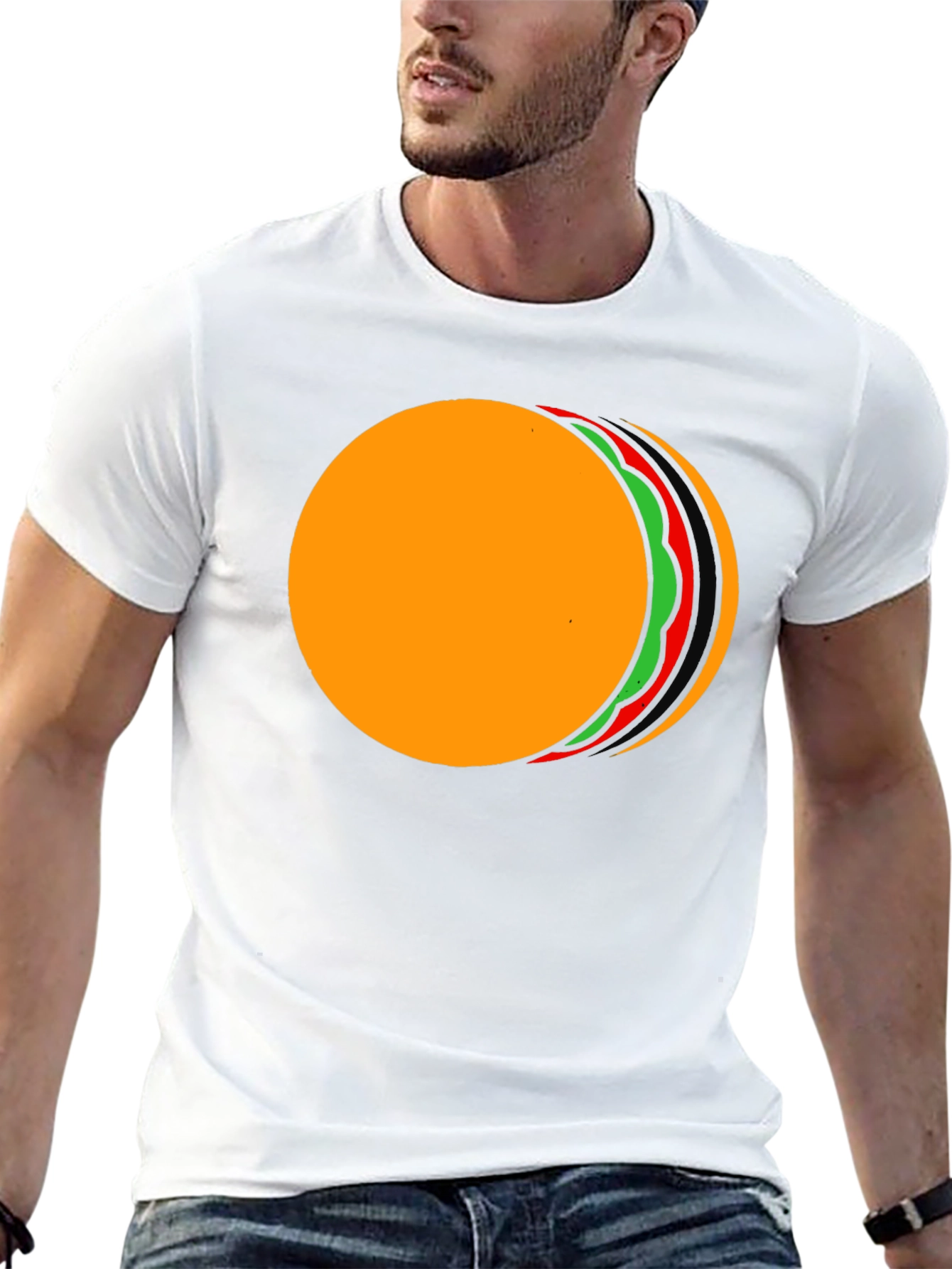 Taco Eclipse Graphic Tee - Black Cotton T-Shirt