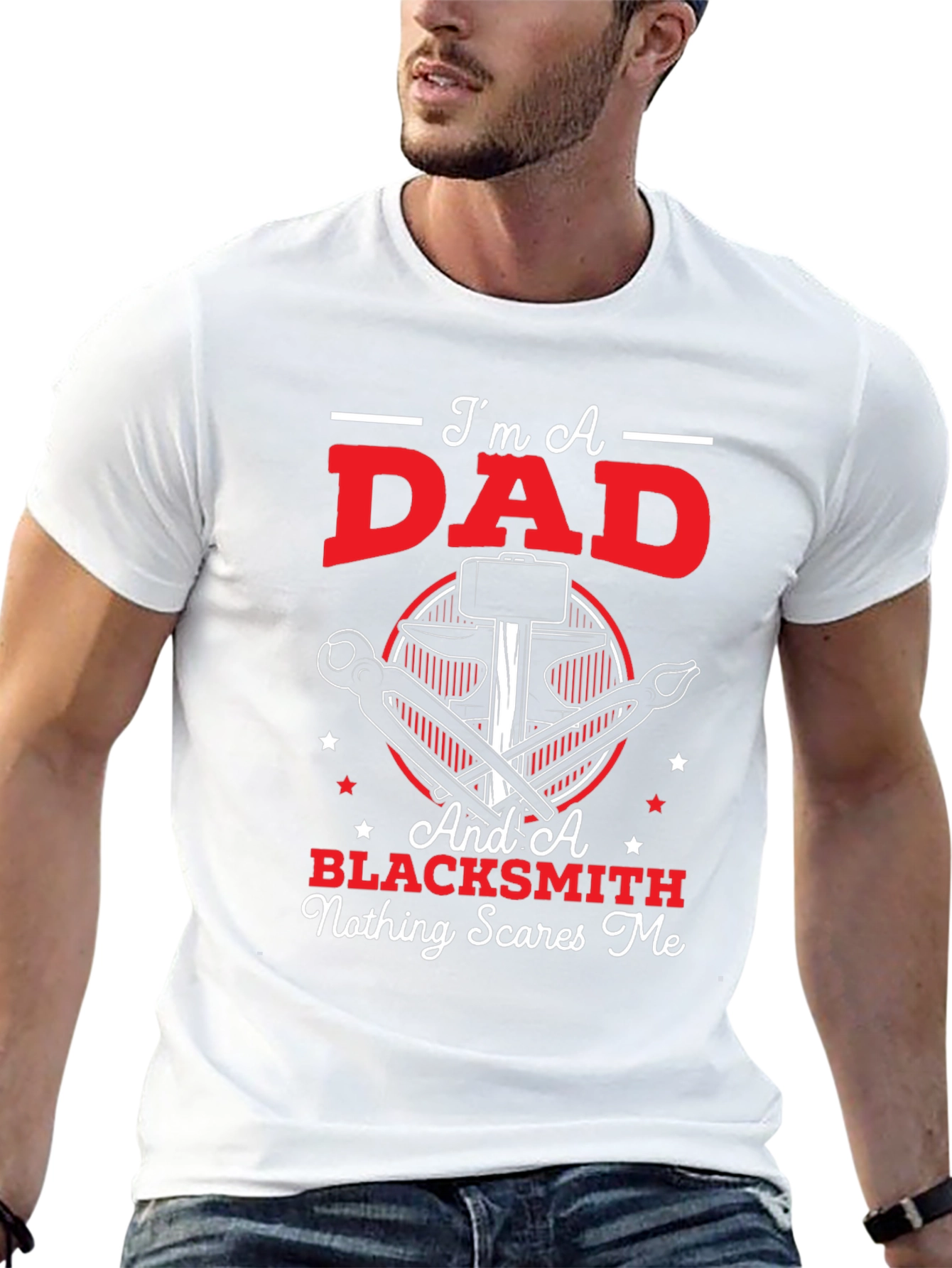 Dad Blacksmith Graphic T-Shirt