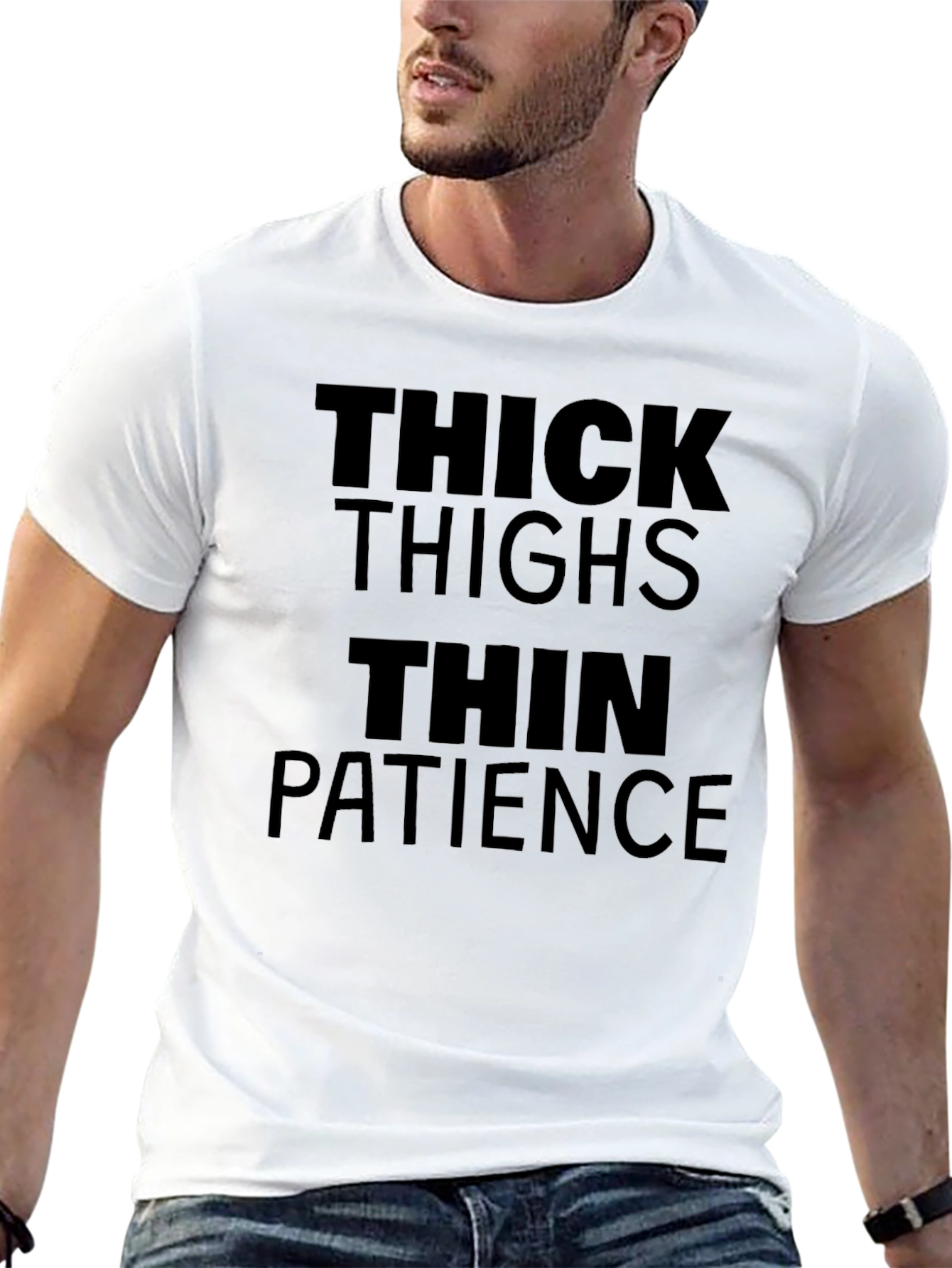 Thick Thighs Thin Patience Graphic Tee - Unisex