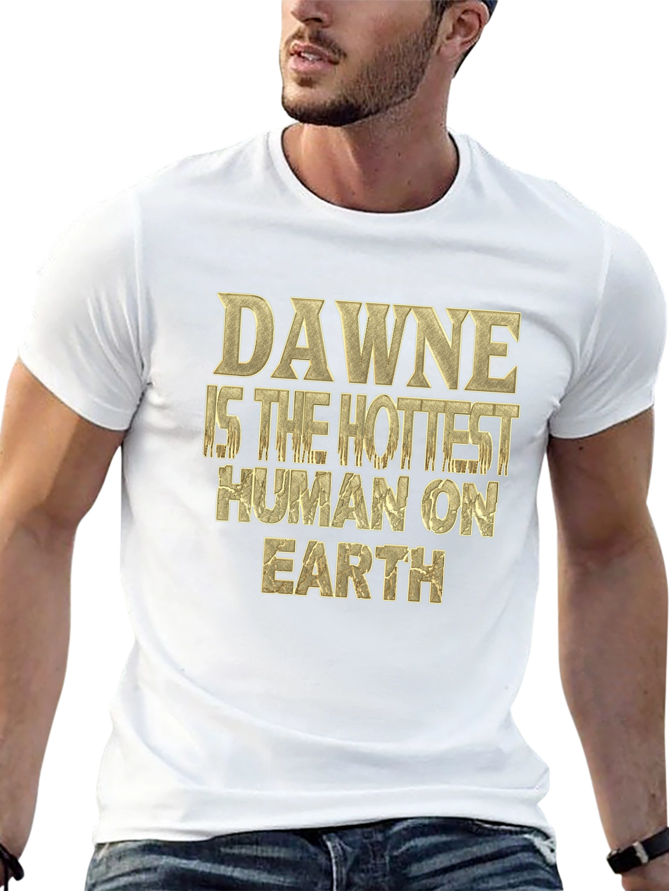 Dawne Hottest Human T-Shirt - Black Tee