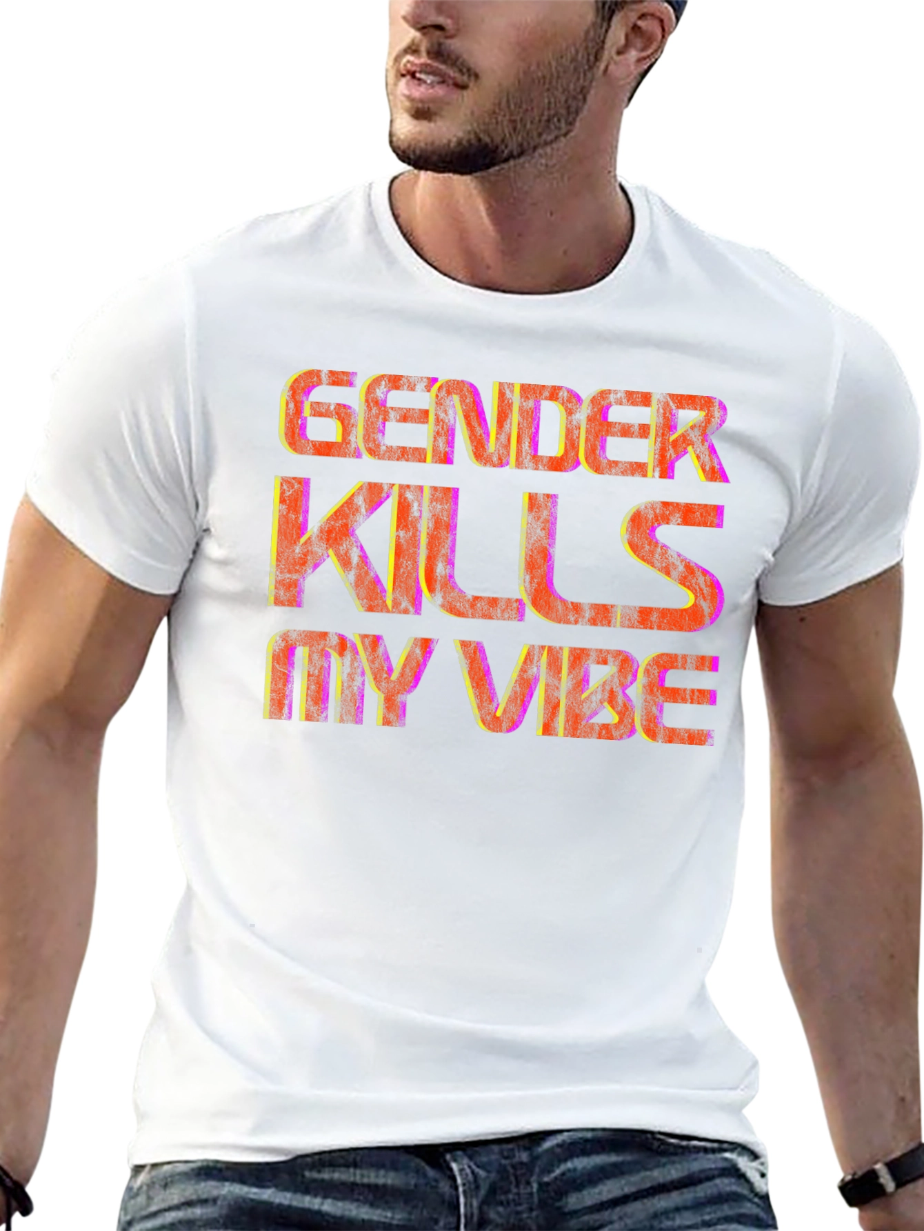 Gender Kills My Vibe Graphic T-Shirt