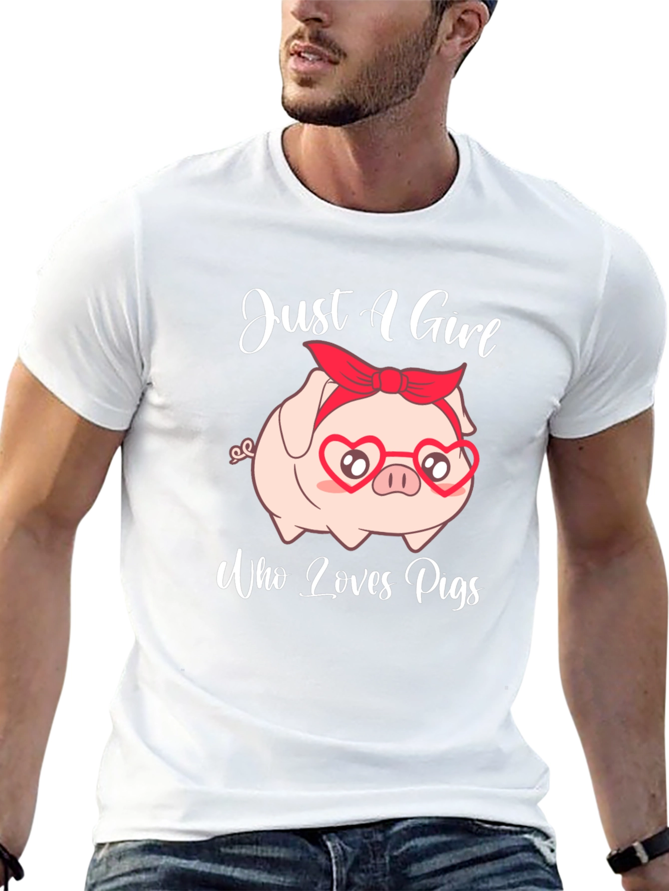 Just A Girl Who Loves Pigs T-Shirt