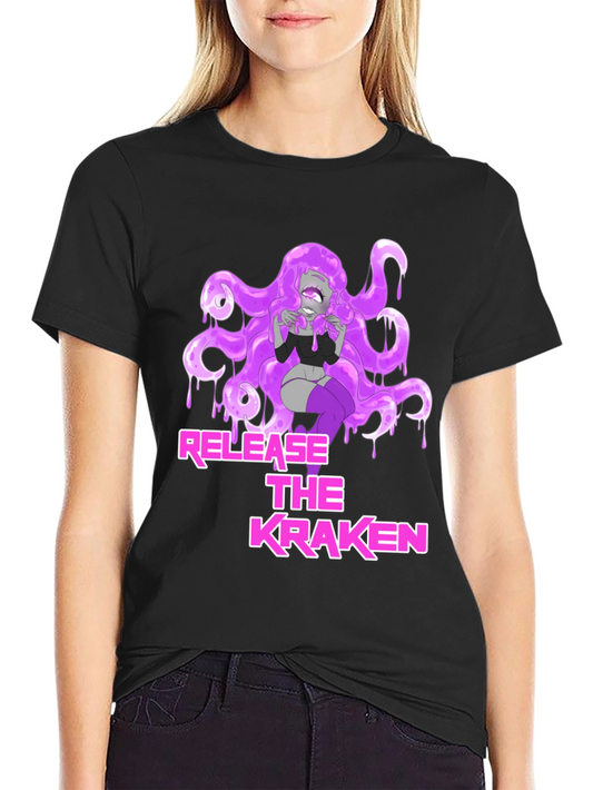 Release the Kraken Graphic Tee - Black