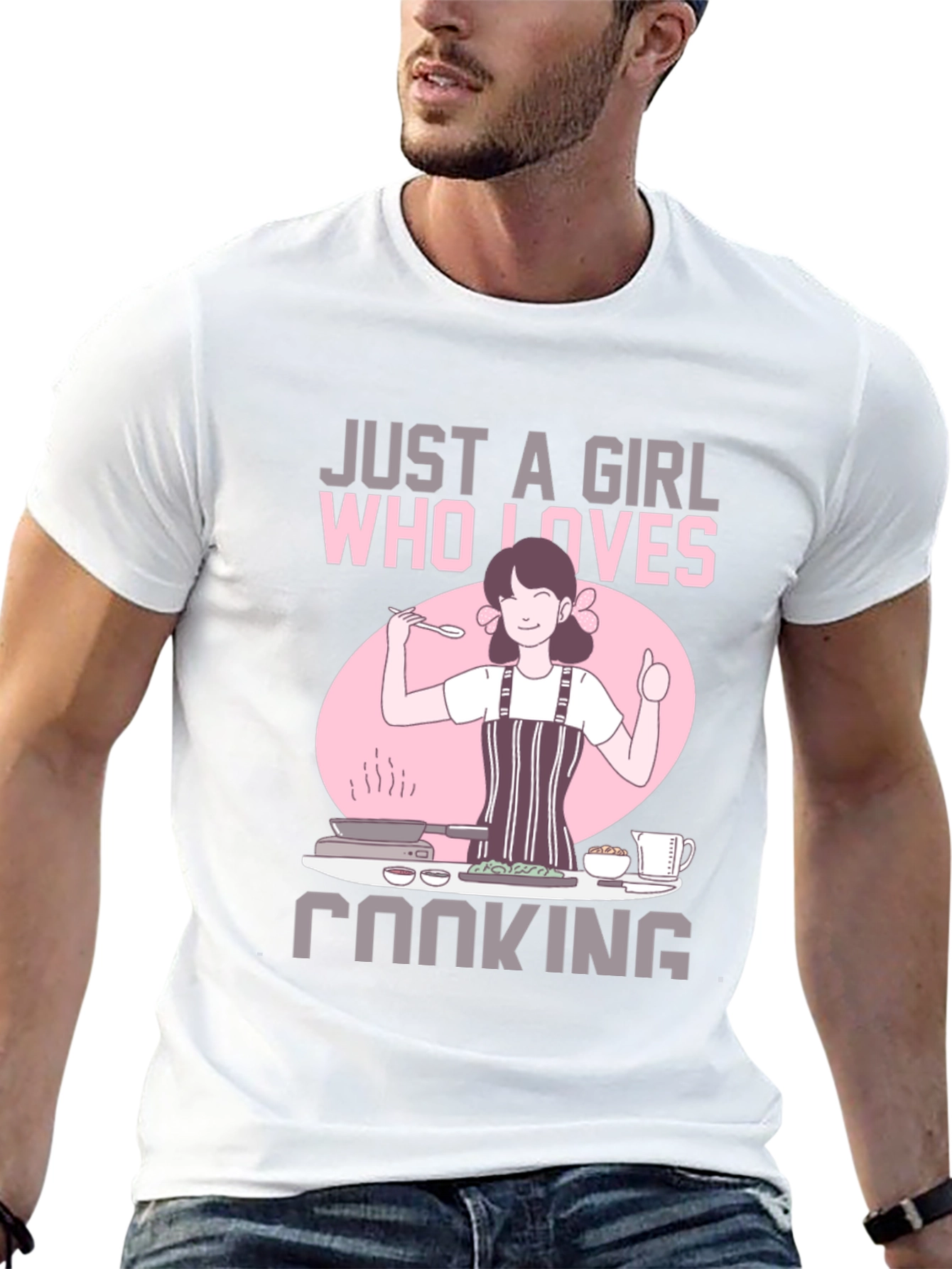 Just a Girl Who Loves Cooking T-Shirt