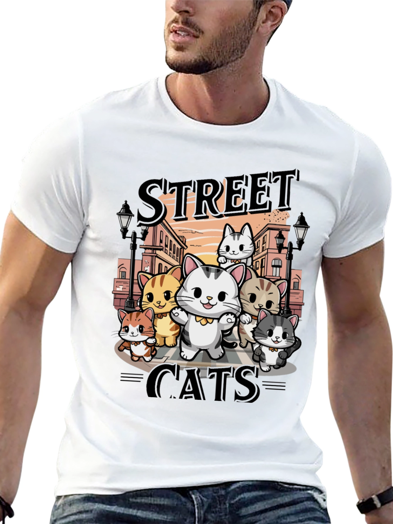 Street Cats Graphic T-Shirt