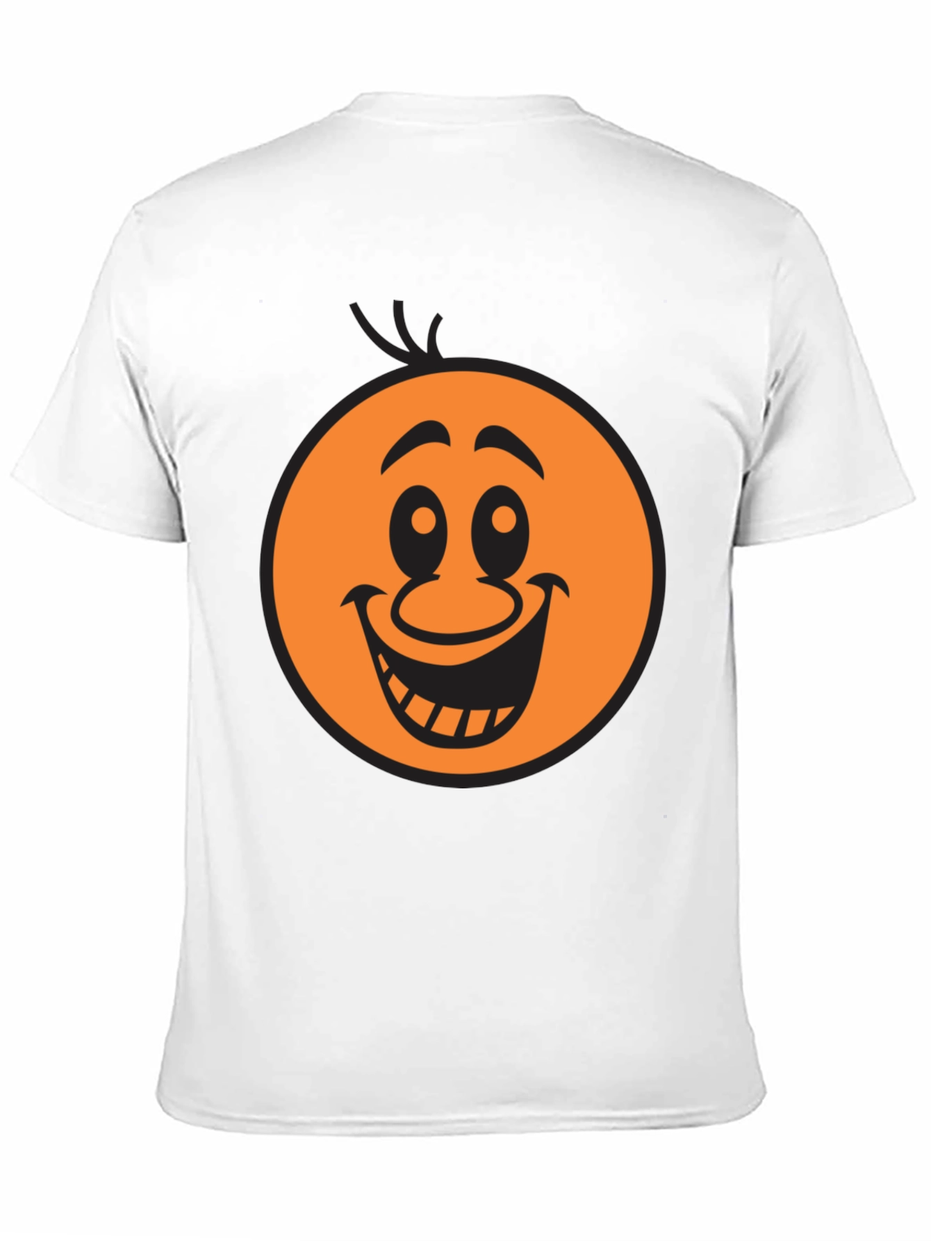 Funny Smiley Face Graphic Black T-Shirt