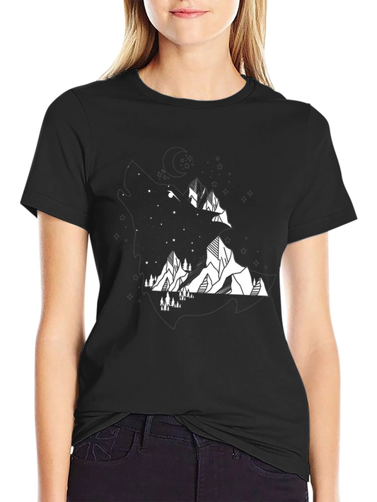 Mountainscape Graphic T-Shirt