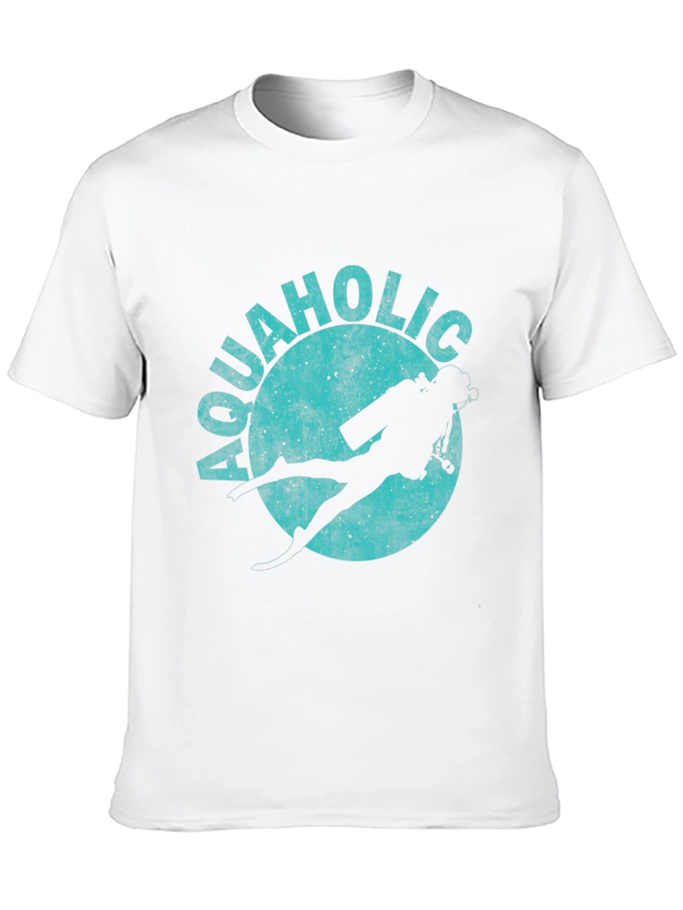 Aquaholic Scuba Diving Graphic T-Shirt