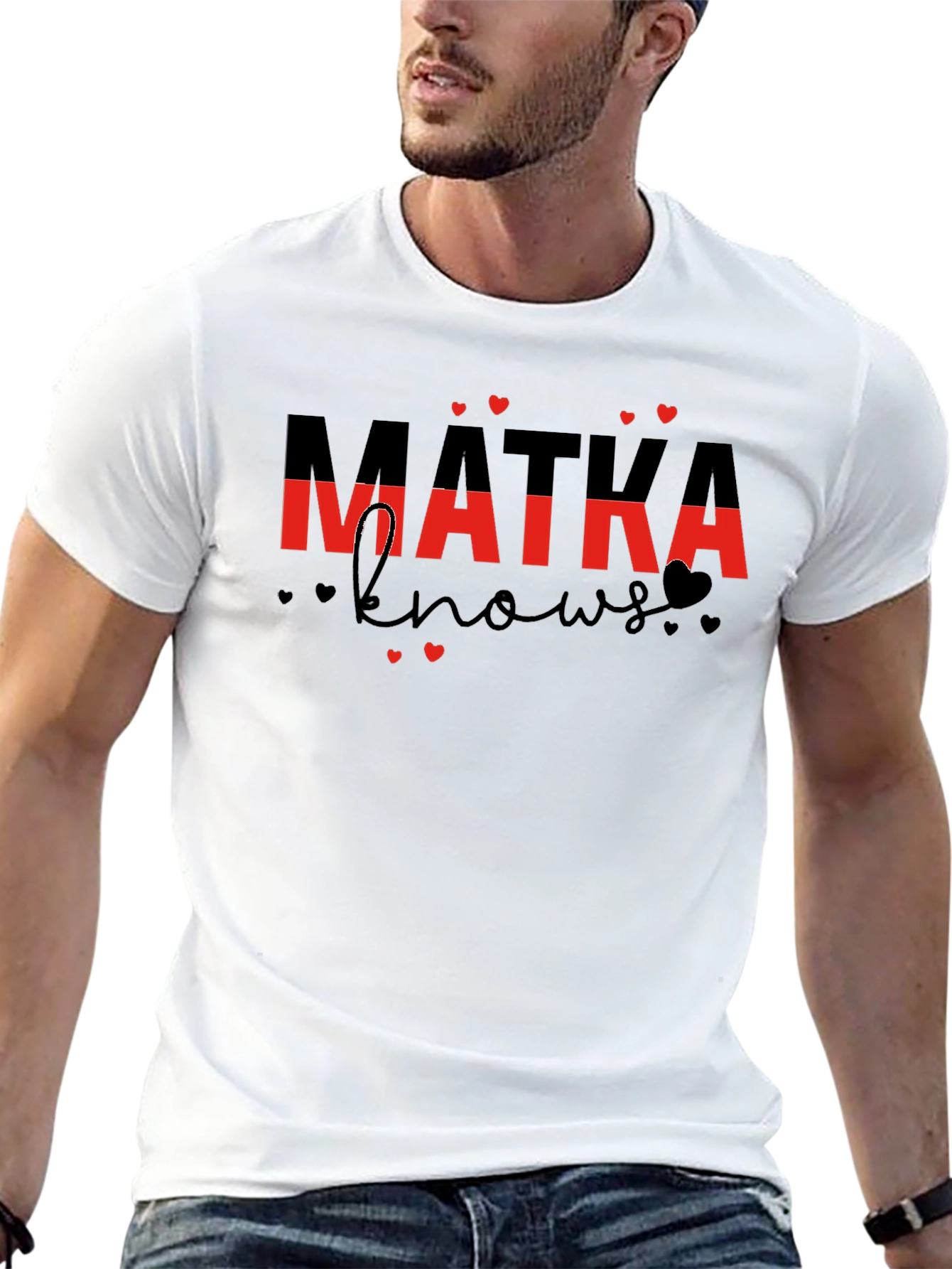 Mama Knows Black Cotton Graphic Tee