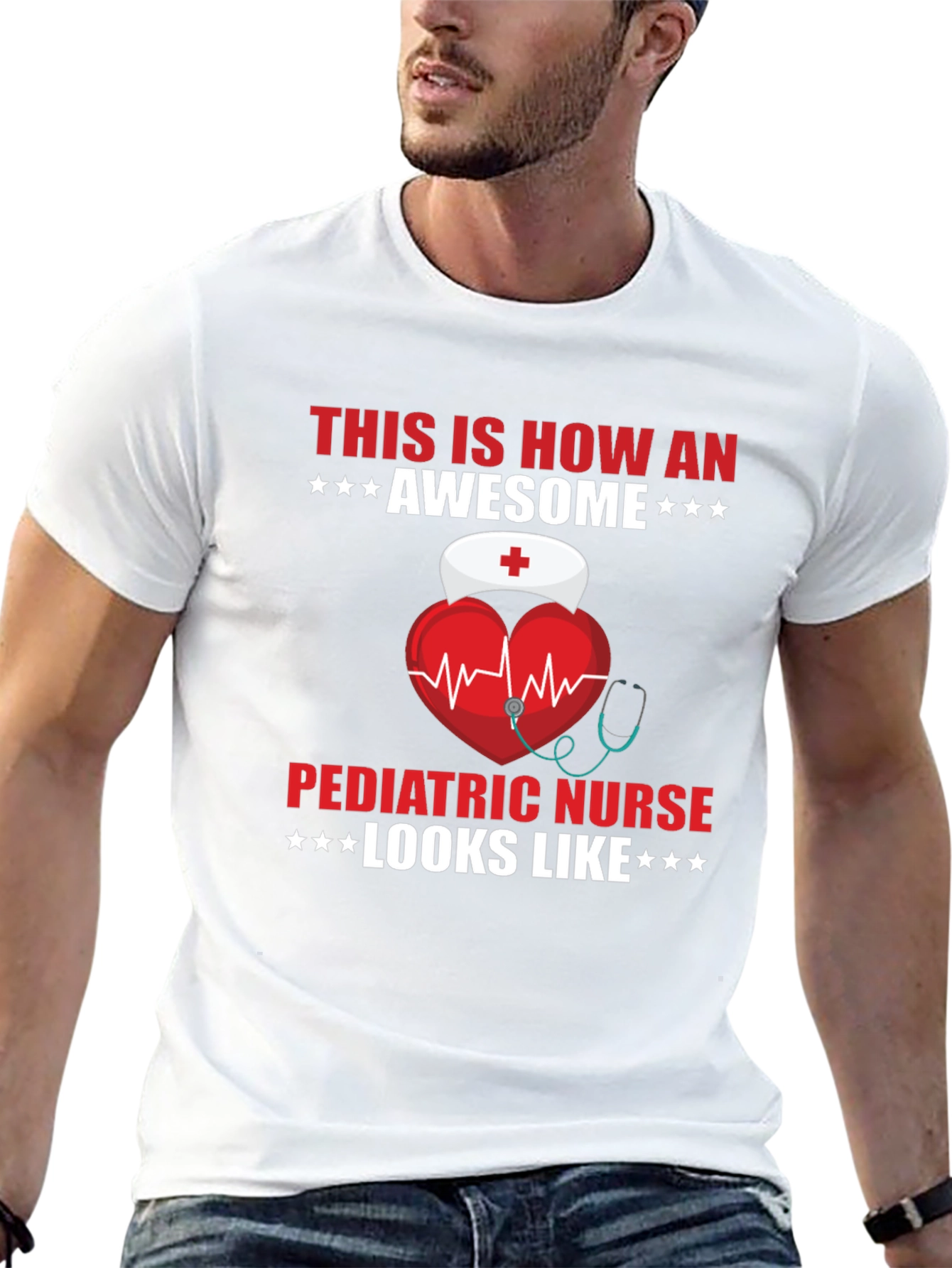 Awesome Pediatric Nurse T-Shirt - Gift Idea
