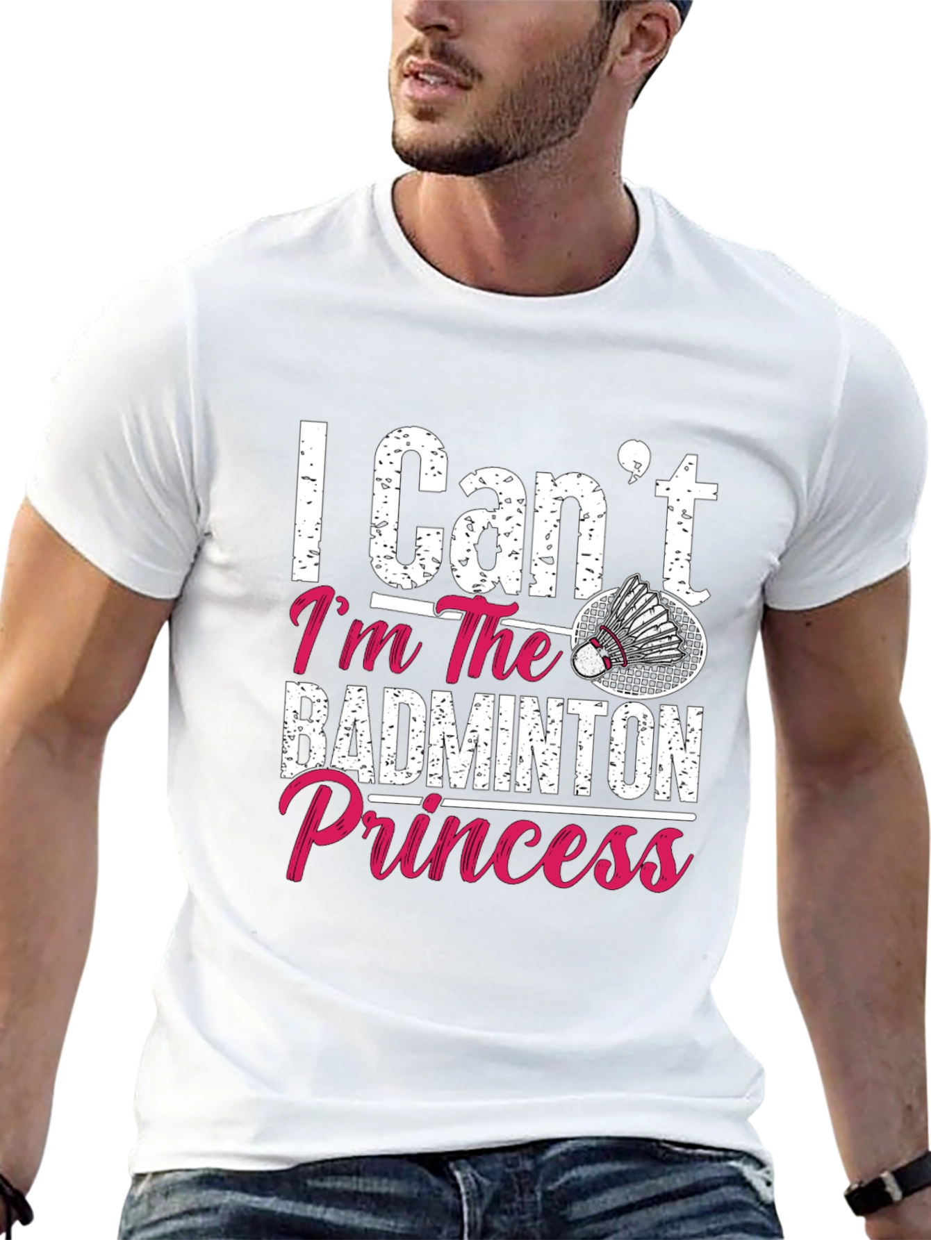 Badminton Princess Graphic T-Shirt