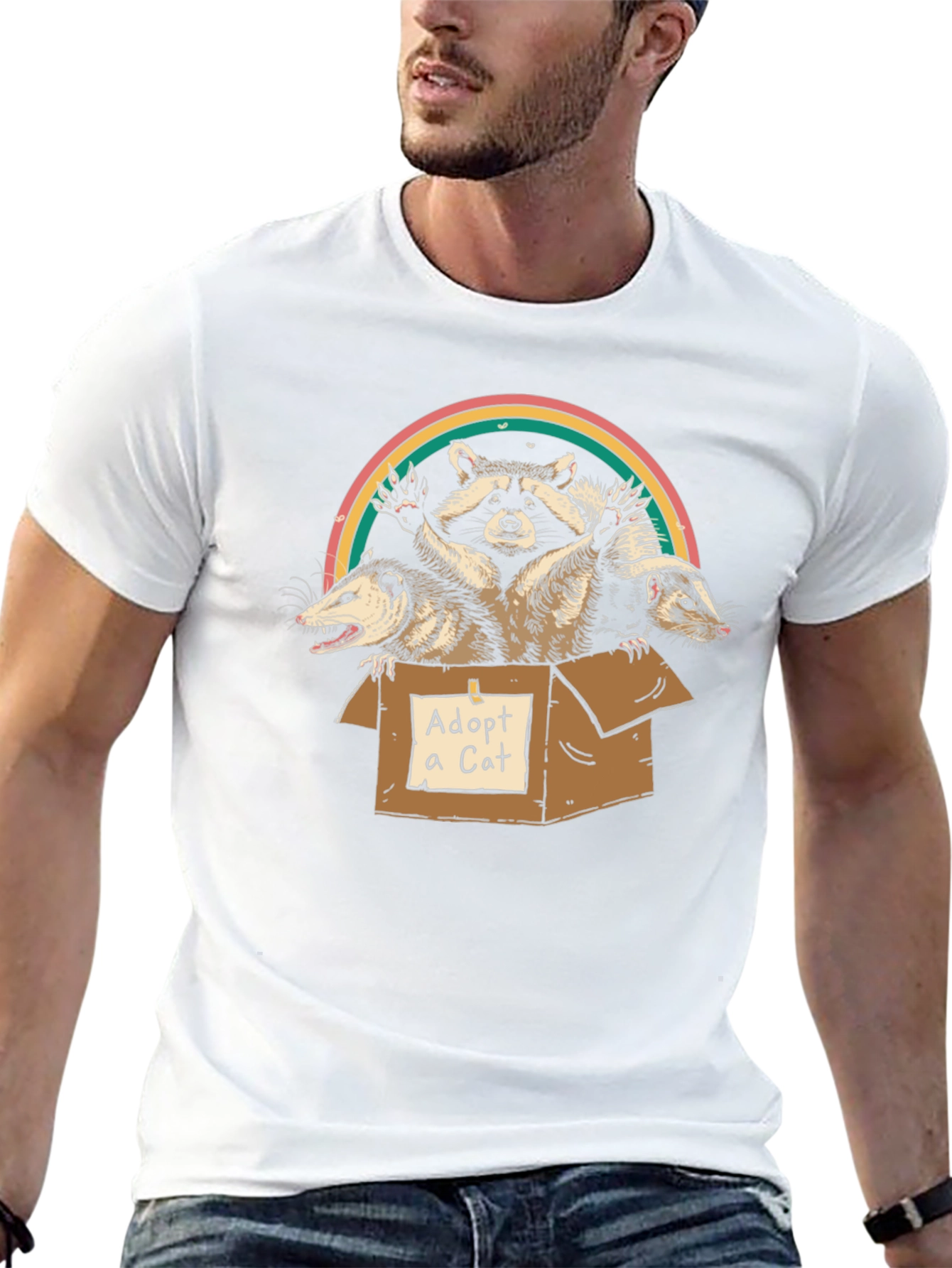 Adopt A Cat Funny T-Shirt