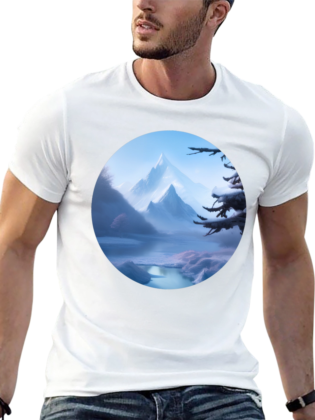 Scenic Mountain Vista Graphic Tee