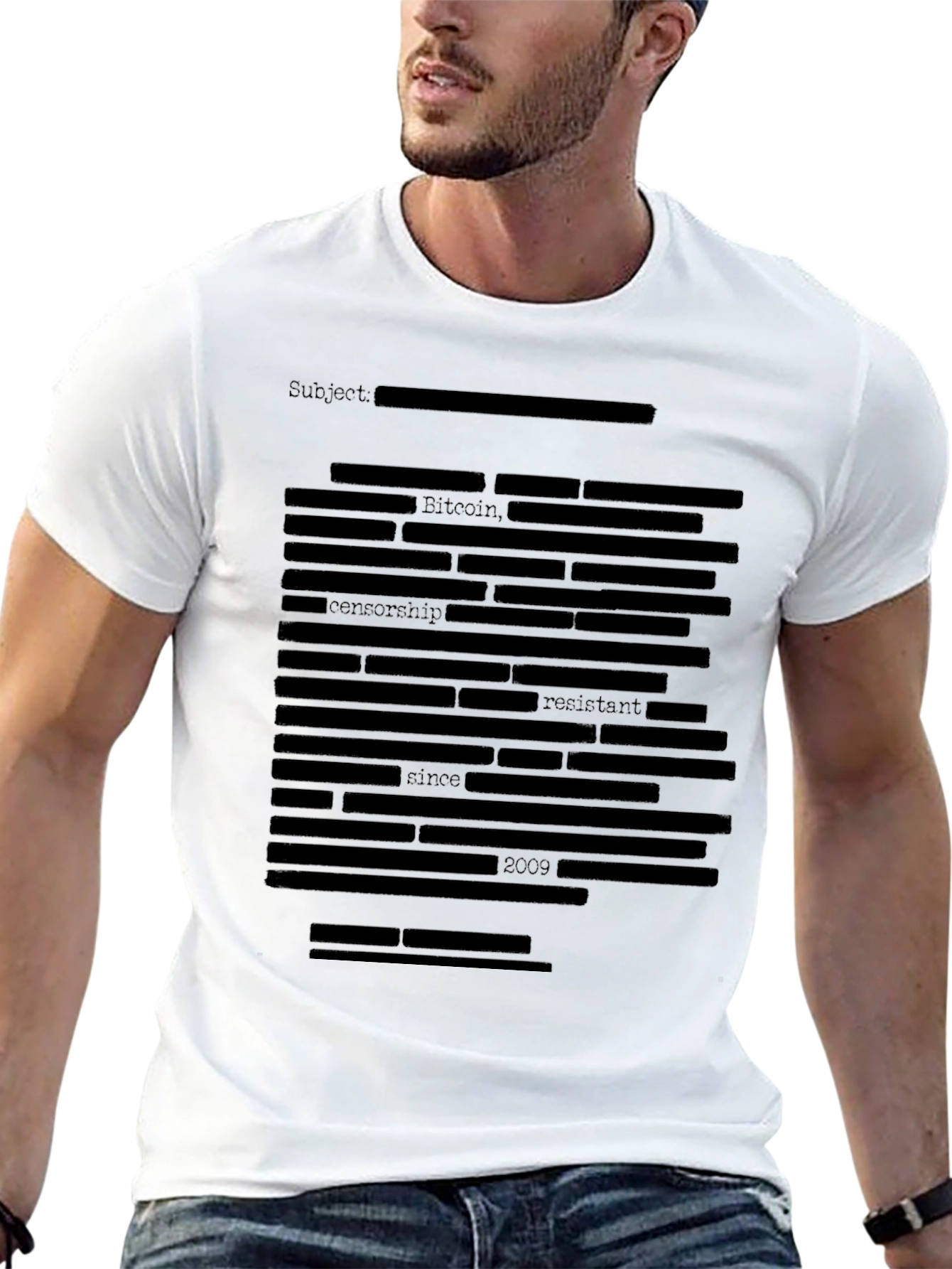 Bitcoin Censorship Resistant Black T-Shirt