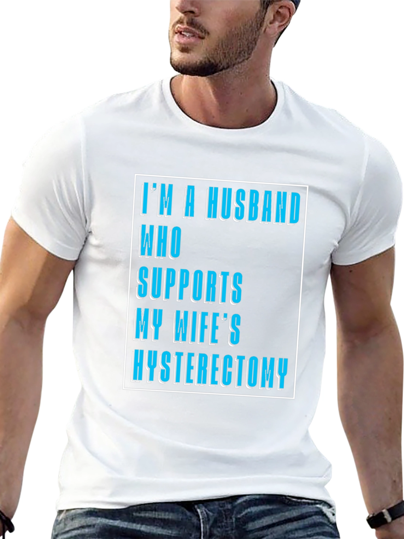 Supportive Husband Hysterectomy T-Shirt