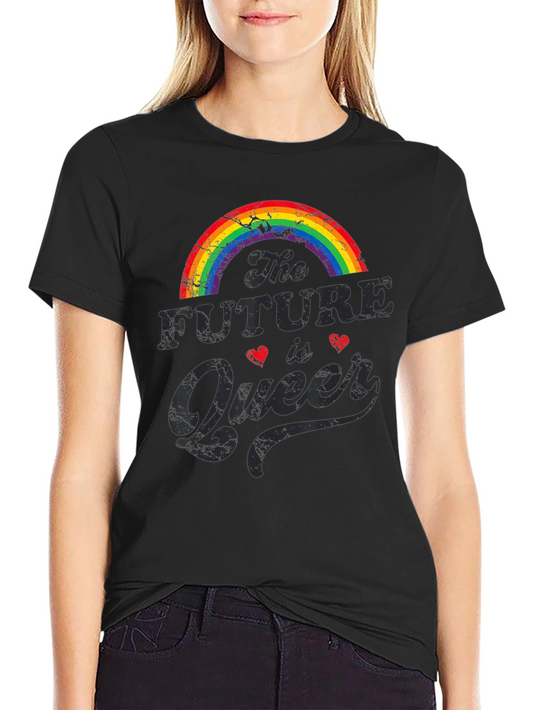 Future is Queer Rainbow Graphic Tee