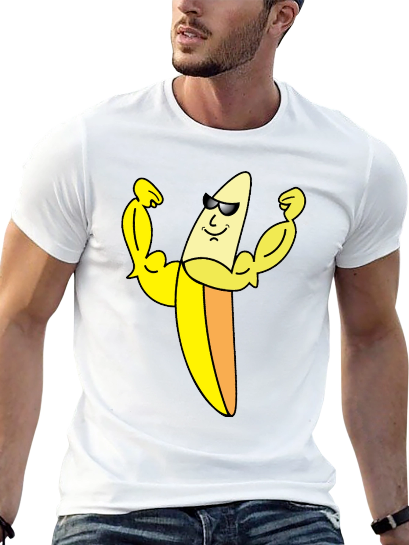 Funny Banana Muscle Shirt - Gym Humor Tee