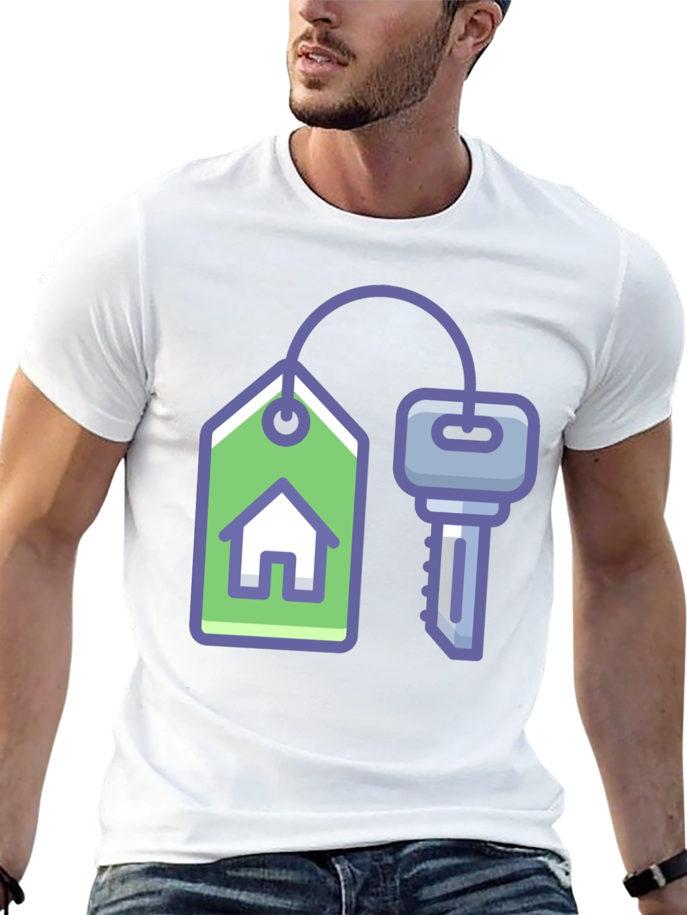 Home Key Graphic T-Shirt