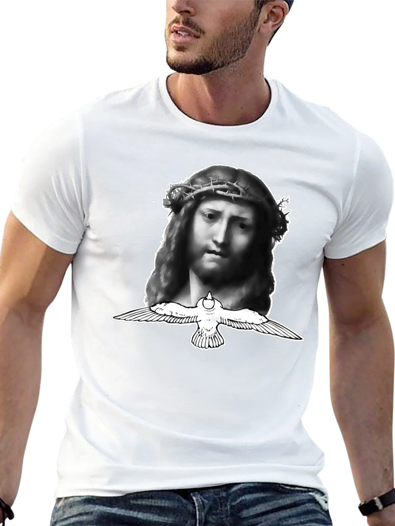 Jesus Dove Graphic T-Shirt