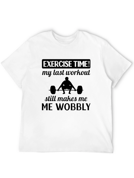 Exercise Time Wobbly Workout T-Shirt