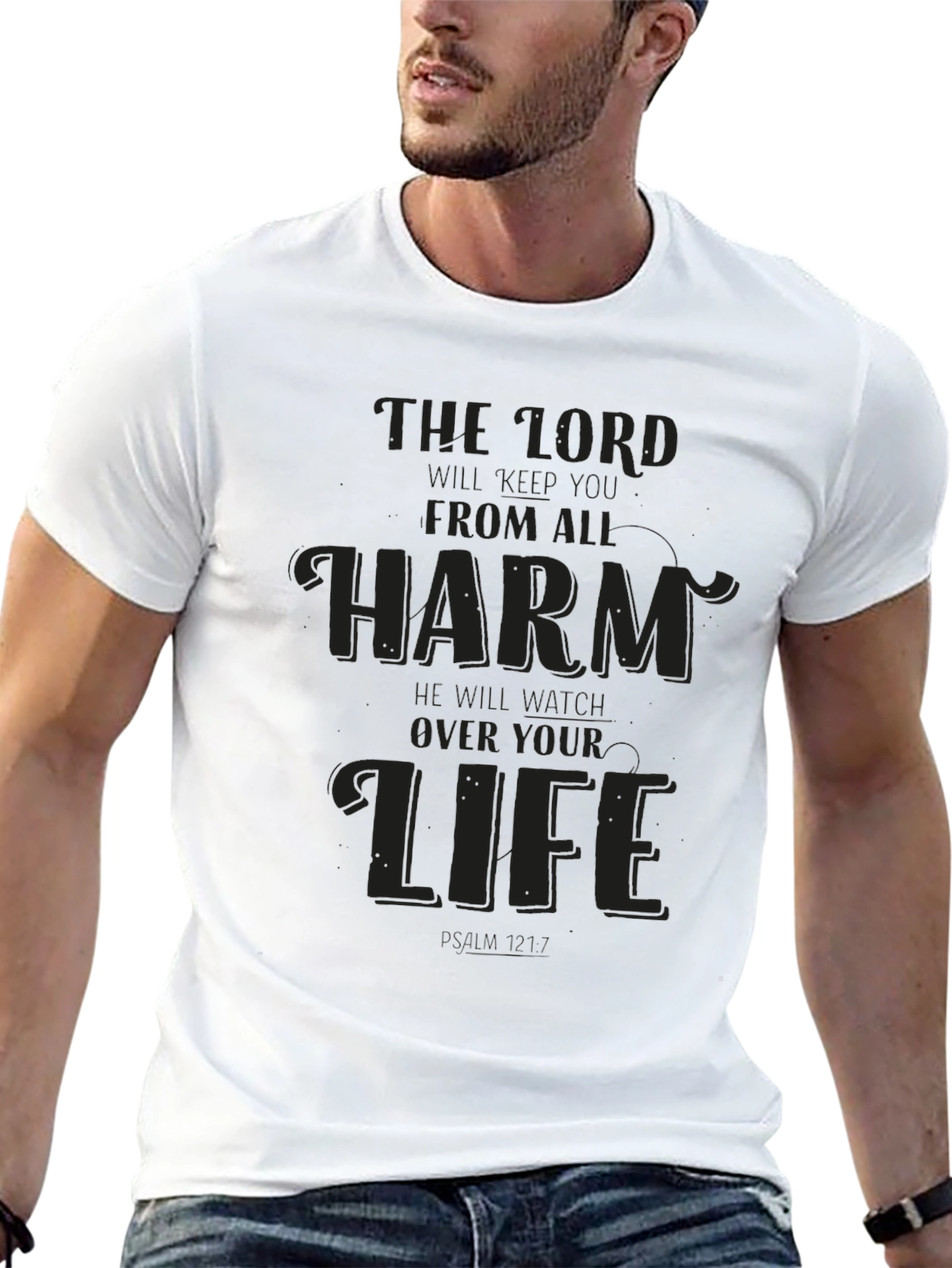 The Lord Protects From Harm Graphic T-Shirt