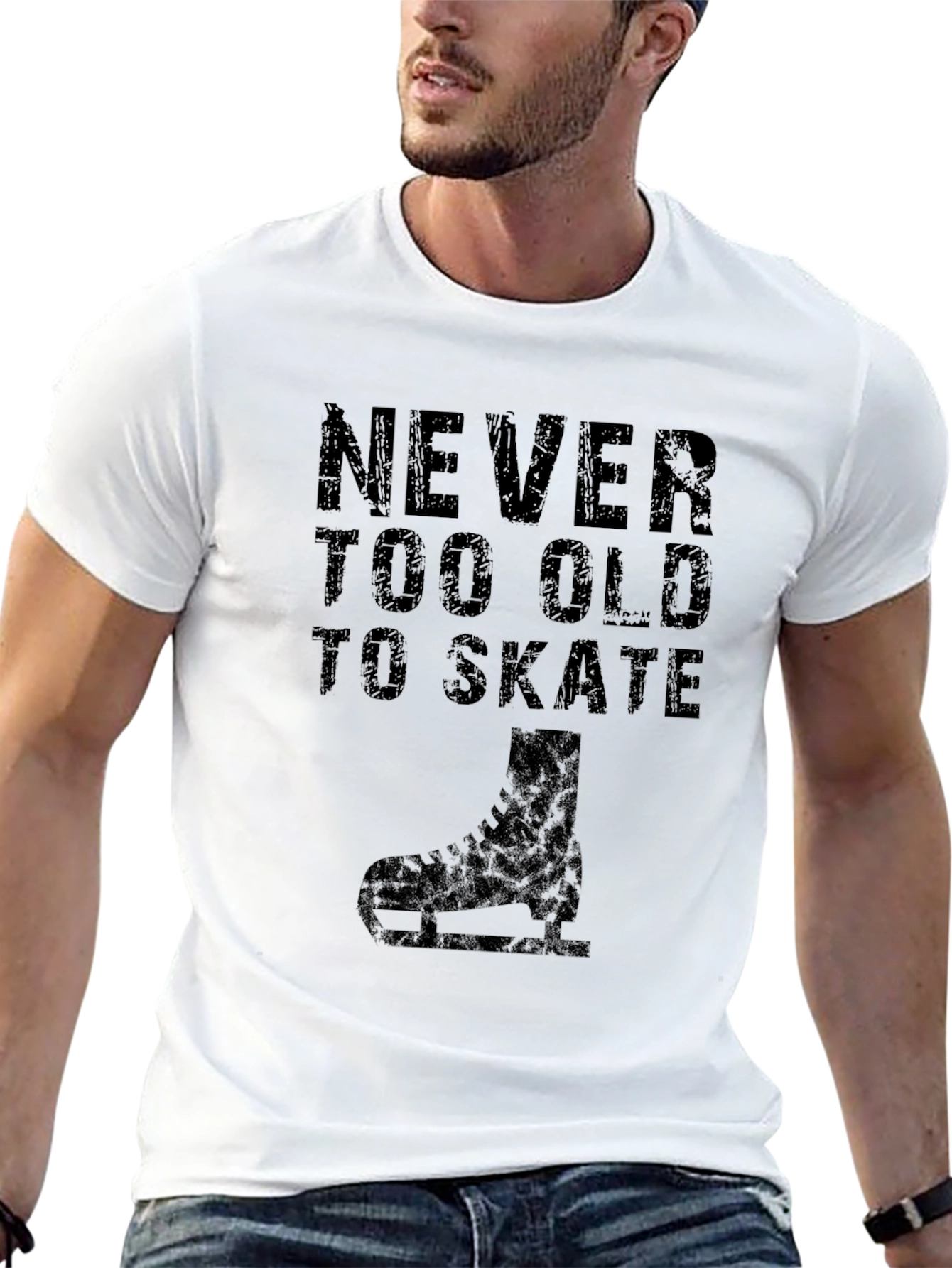 Never Too Old to Skate Graphic T-Shirt
