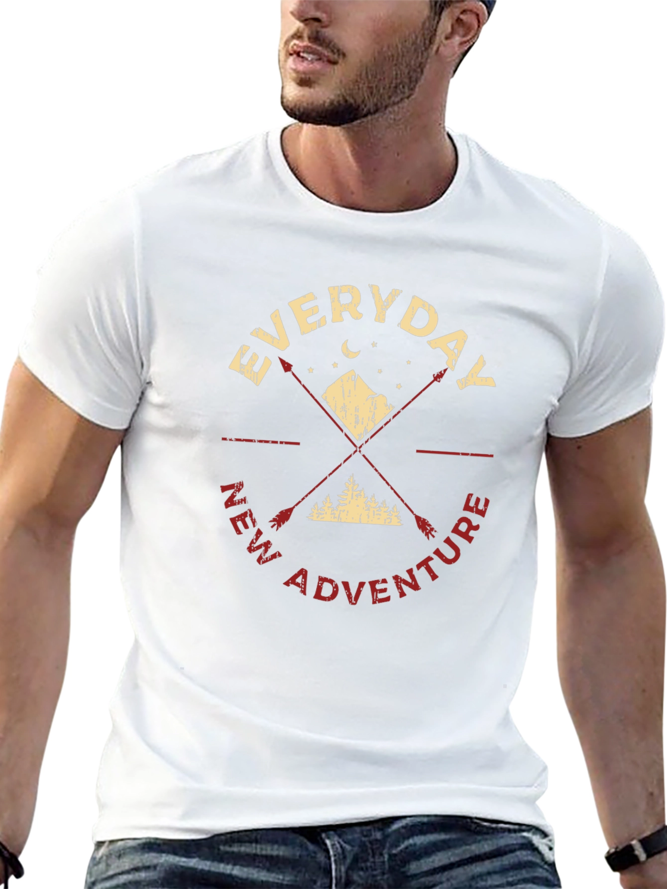 Everyday New Adventure Graphic Tee - Black